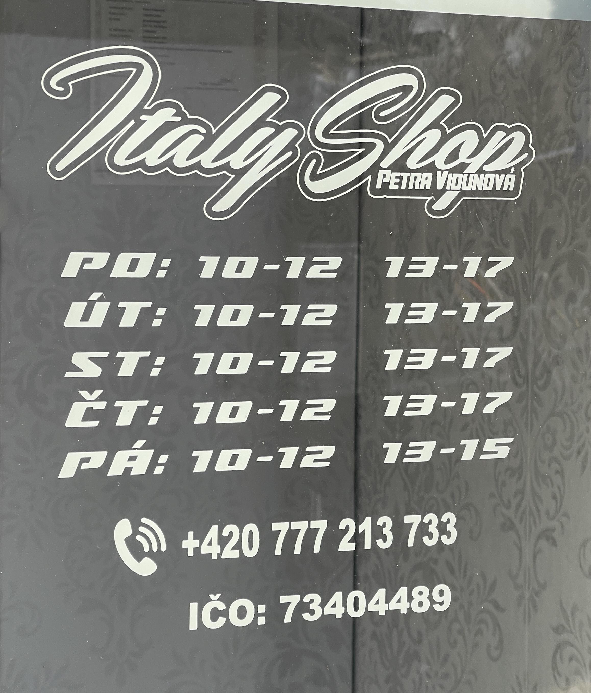 Italy Shop Petra Vidunová foto 5