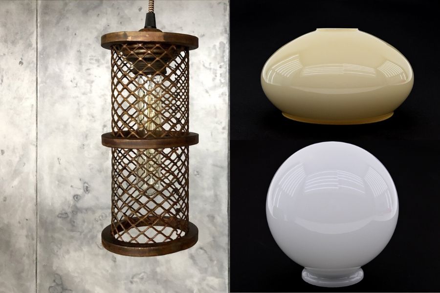 Originální designová stínidla pro Lustry