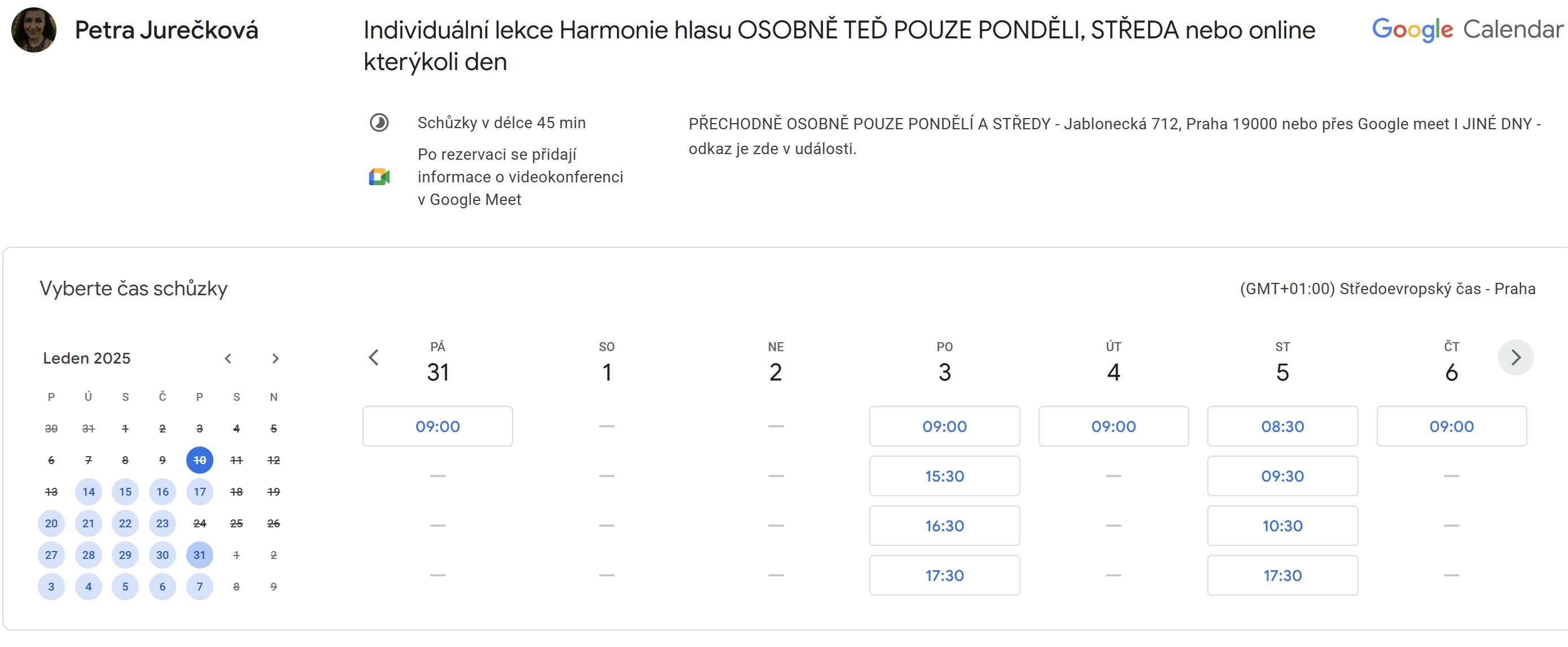 Harmonie hlasu Petra Jurečková foto 2