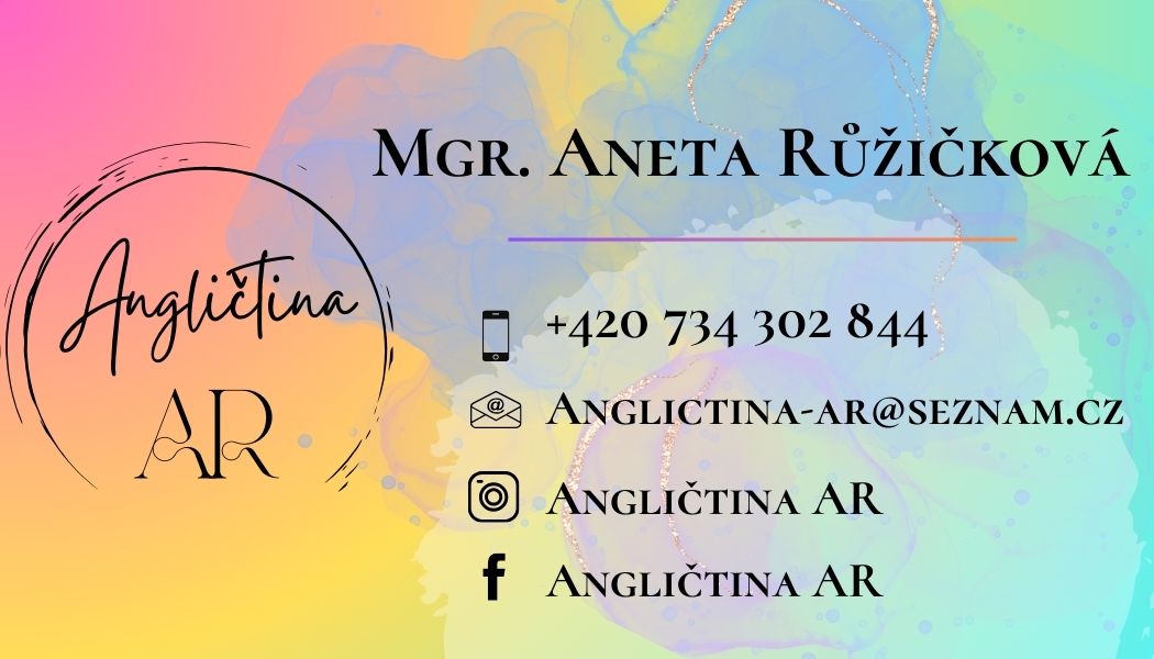 Angličtina AR - Mgr. Aneta Růžičková foto 2