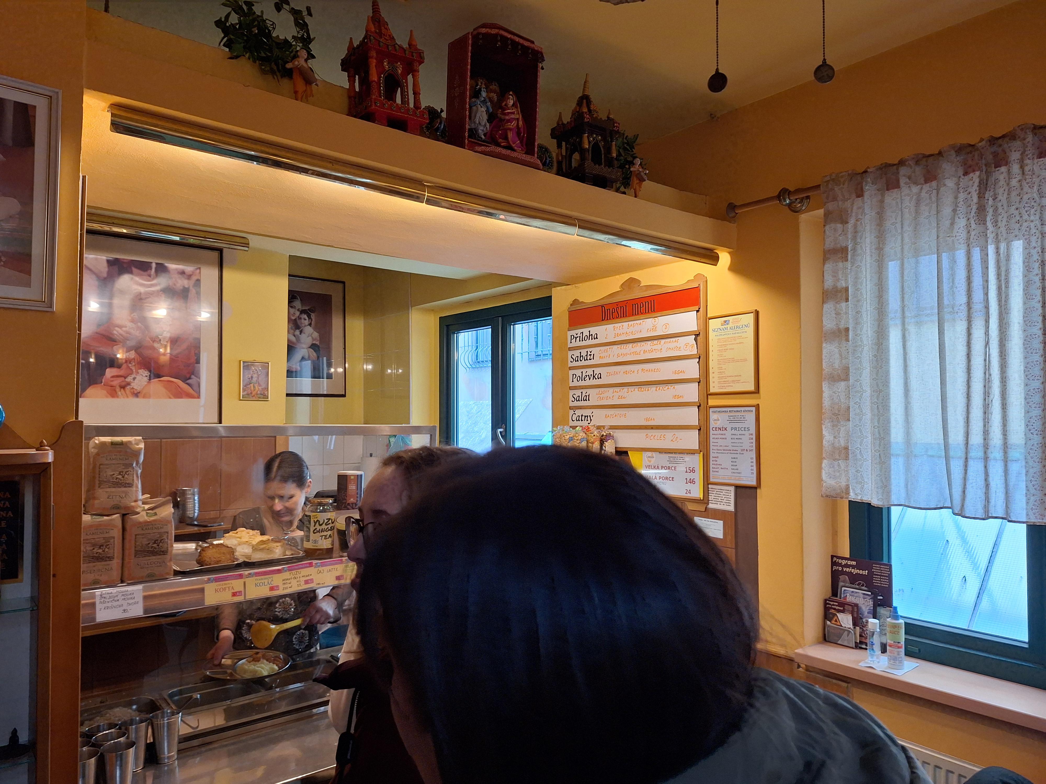 Vegetariánská restaurace Góvinda foto 5