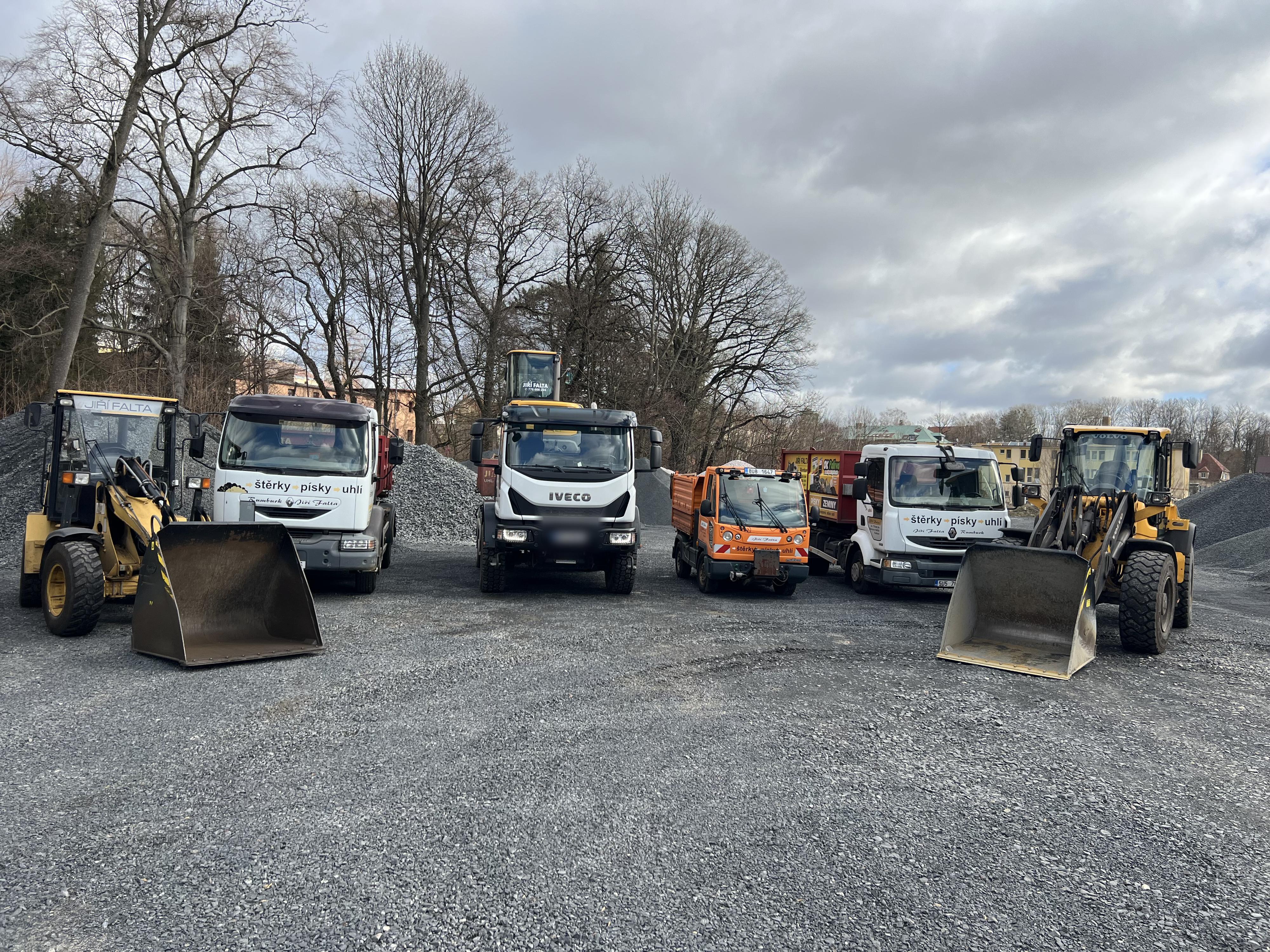 Prodej štěrku, písku a kačírku Jiří Falta