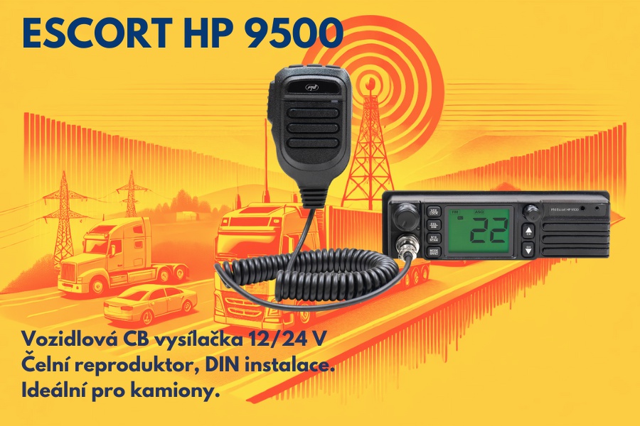 Vozidlová CB radiostanice HP 9500