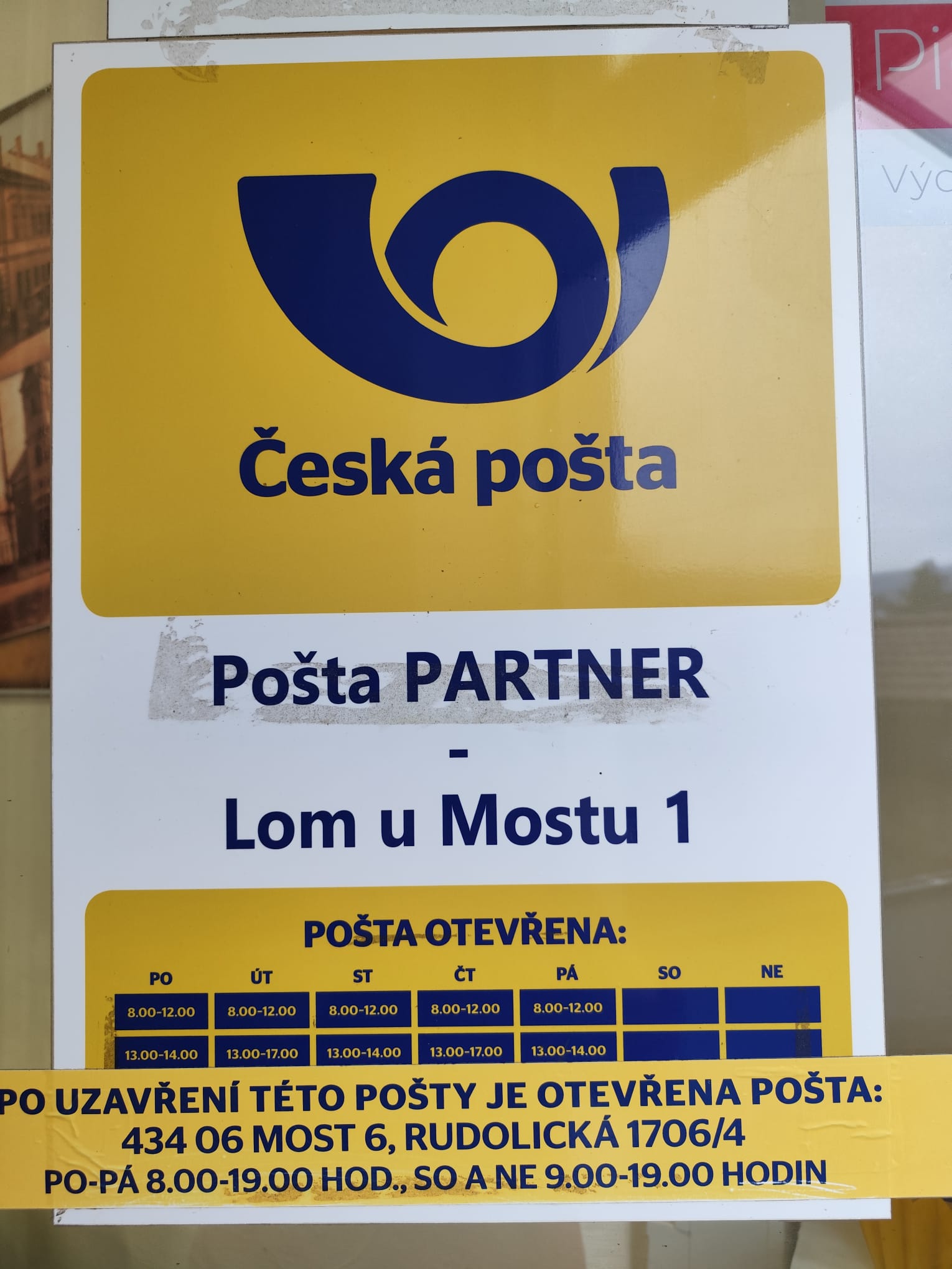 Pošta Partner Lom u Mostu 1 foto 2