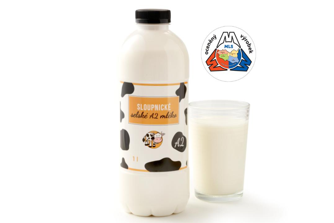 Sloupnické A2 mléko selské