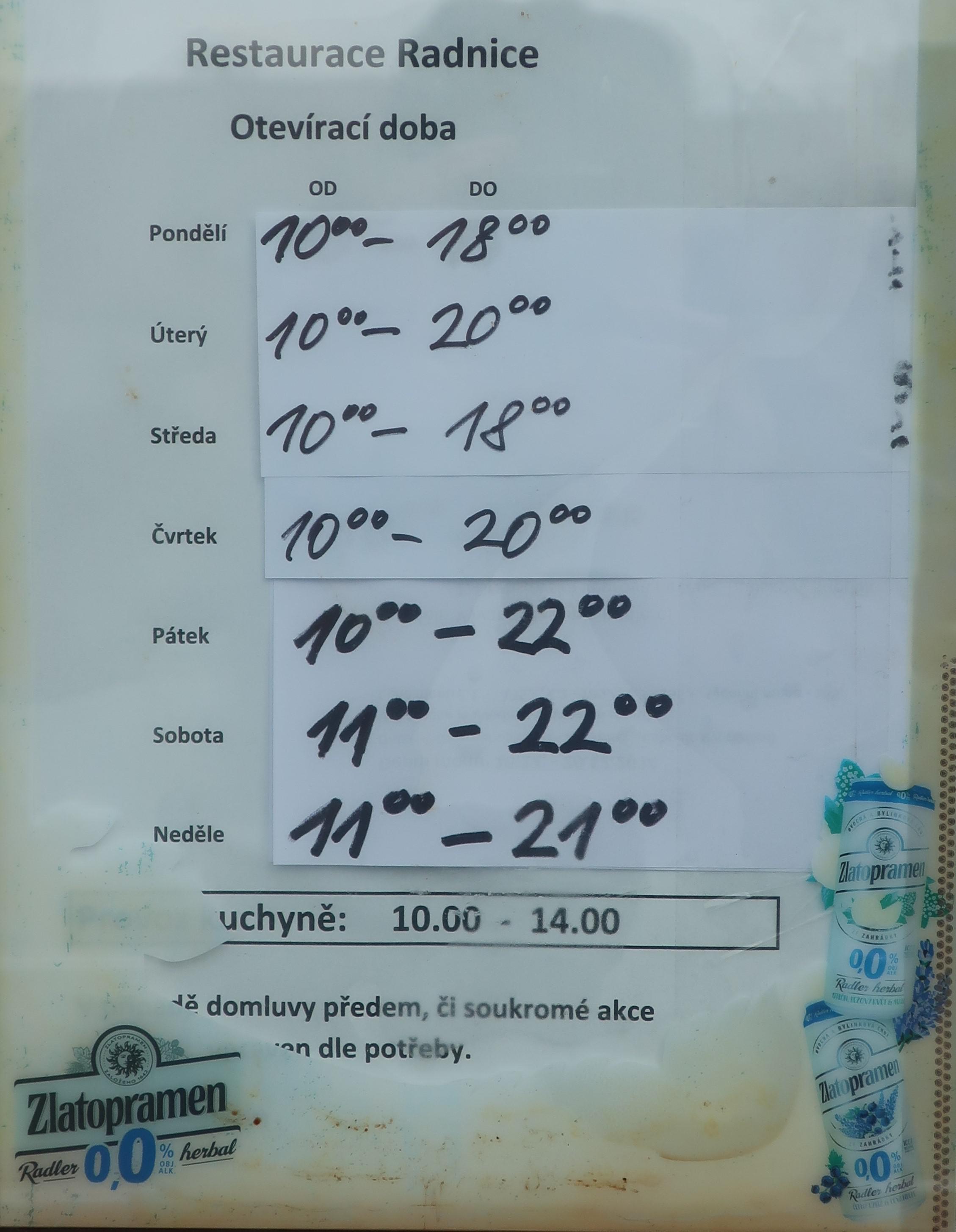 Restaurace Na radnici