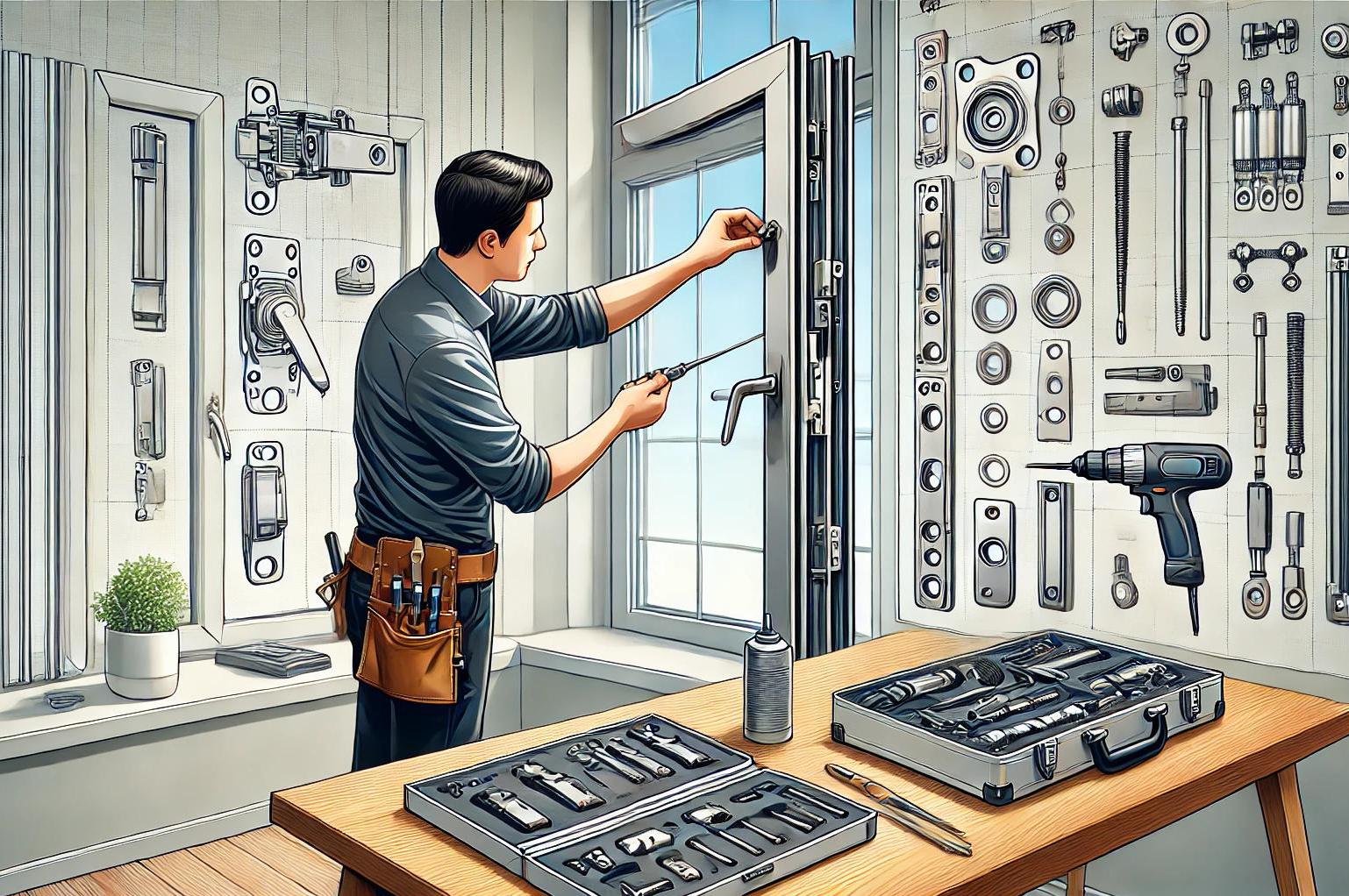 Seřízení + promazání oken - Plastová, Euro, Hliník