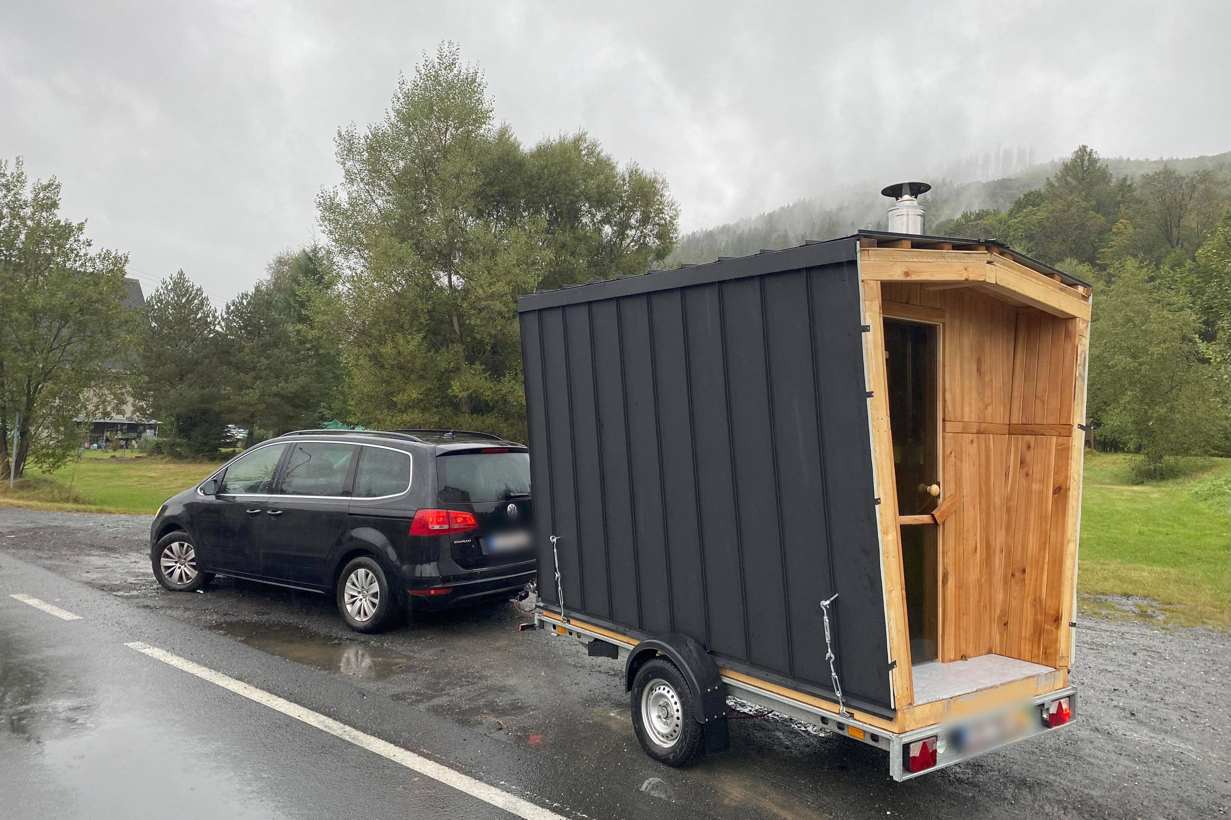 Jesenická pojízdná sauna