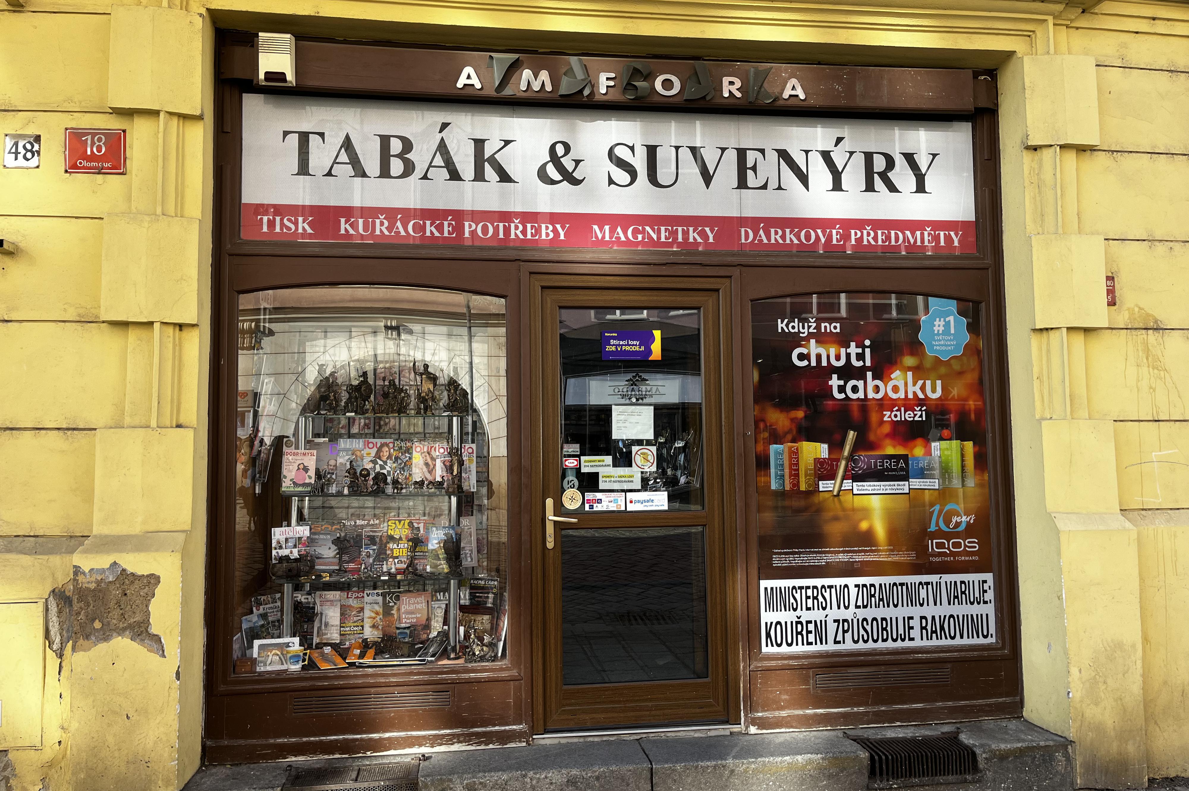 Tabák a Suvenýry Amfora