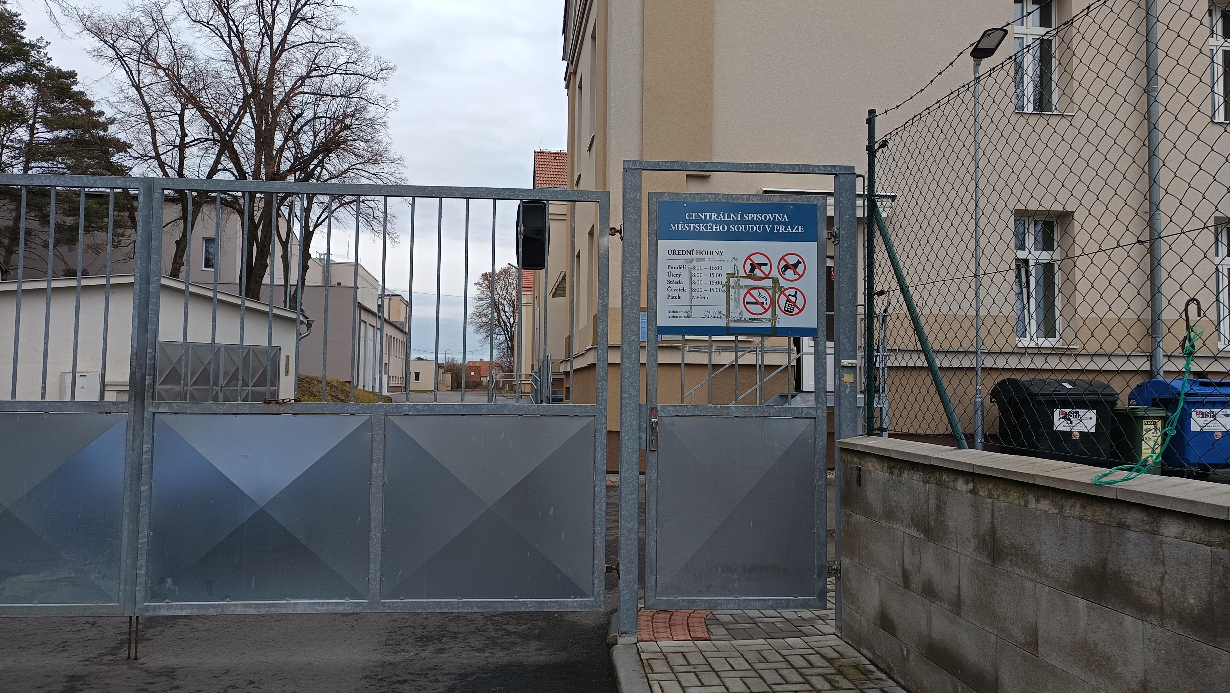 Centrální spisovna Městského soudu v Praze