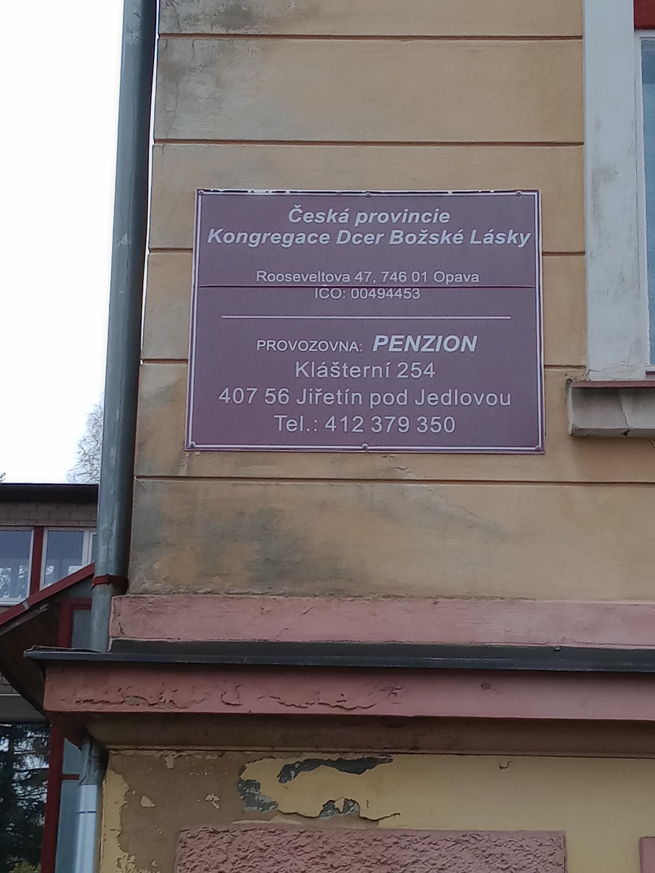 Klášterní penzion Kongregace Dcer Božské Lásky foto 4