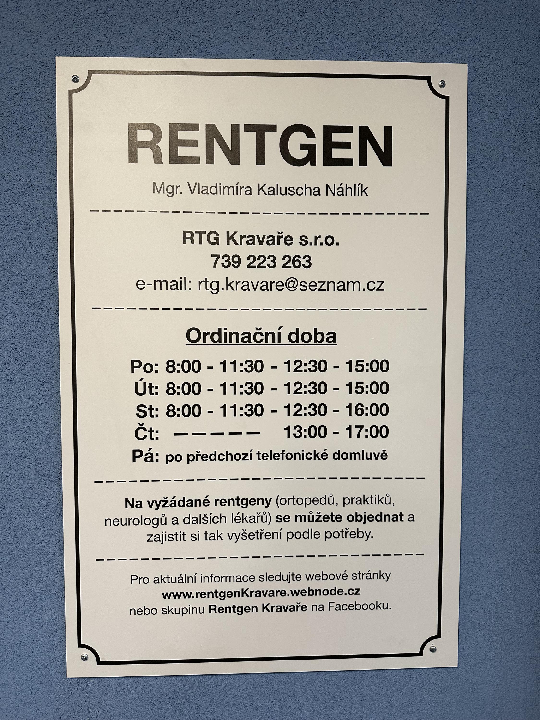 Rentgen Kravaře foto 4
