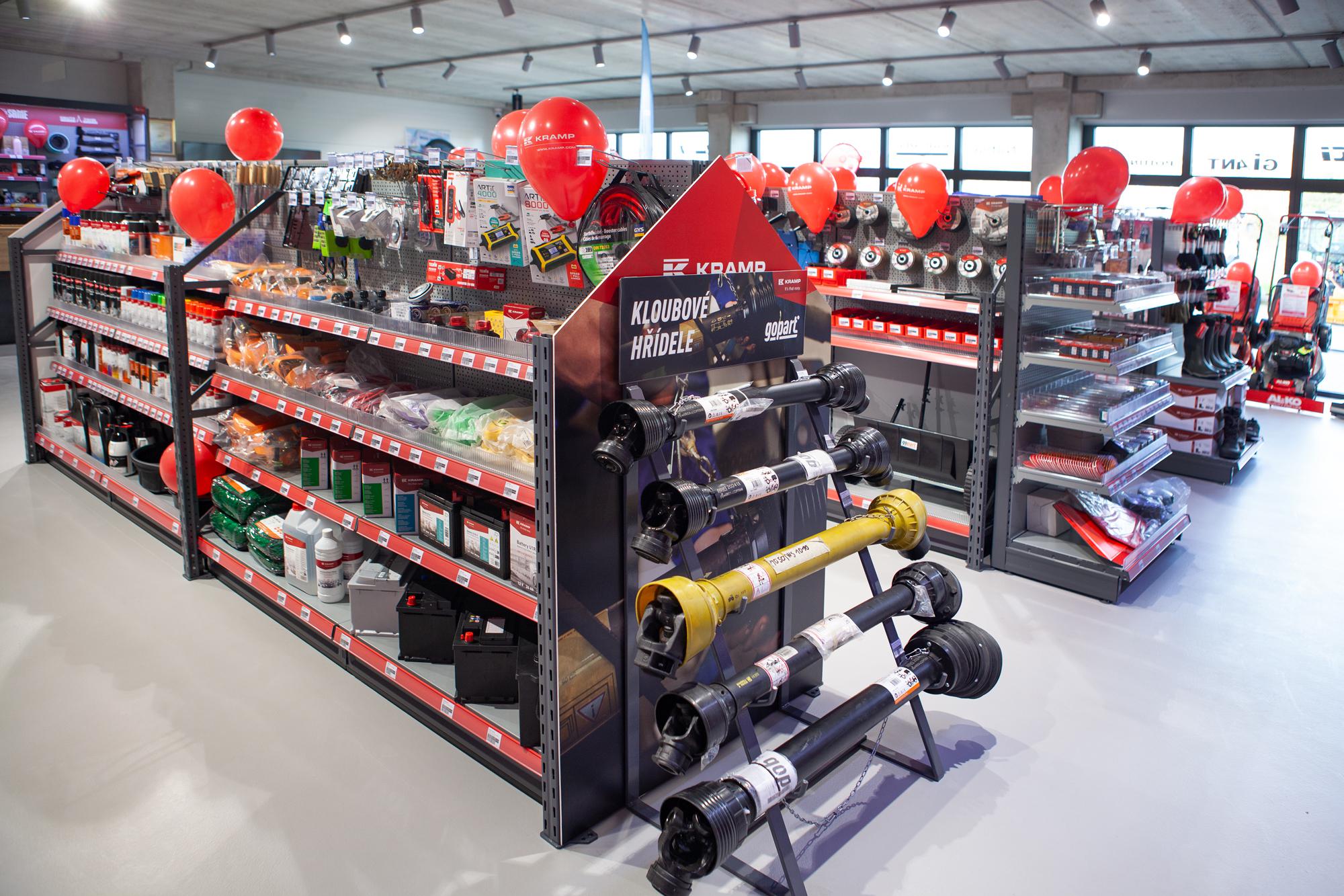 Nová prodejna náhradních dílů Velké Bílovice