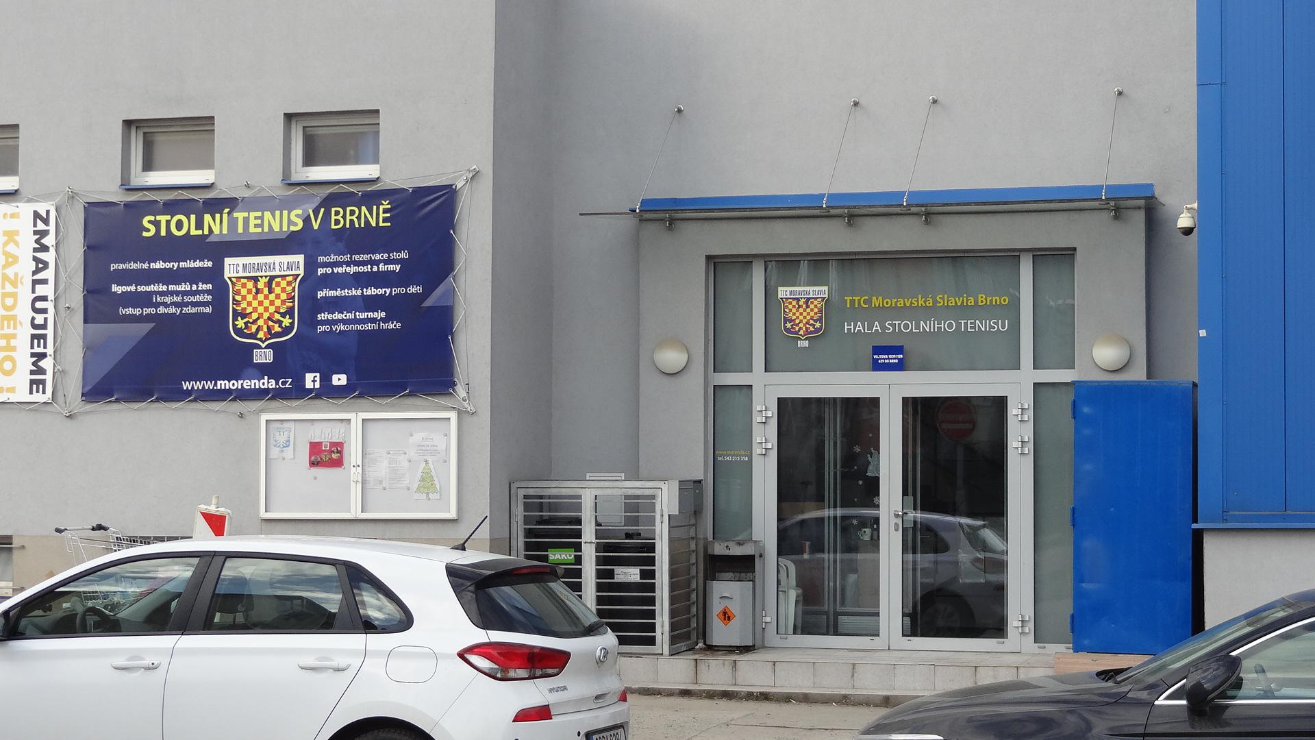 Herna stolního tenisu TTC Moravská Slavia Brno foto 3