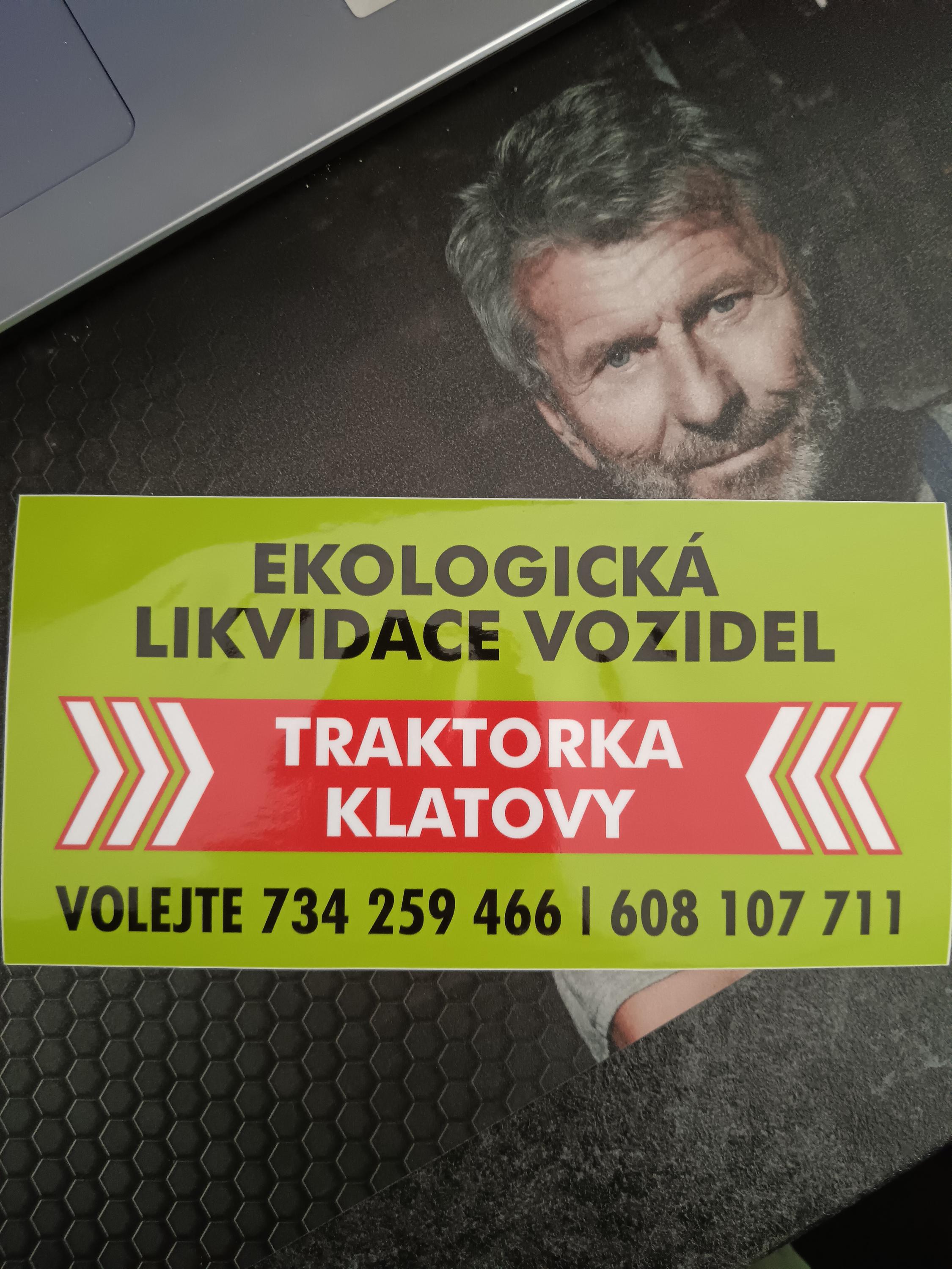 Ekologická Iikvidace vozidel - TRAKTORKA KLATOVY foto 2