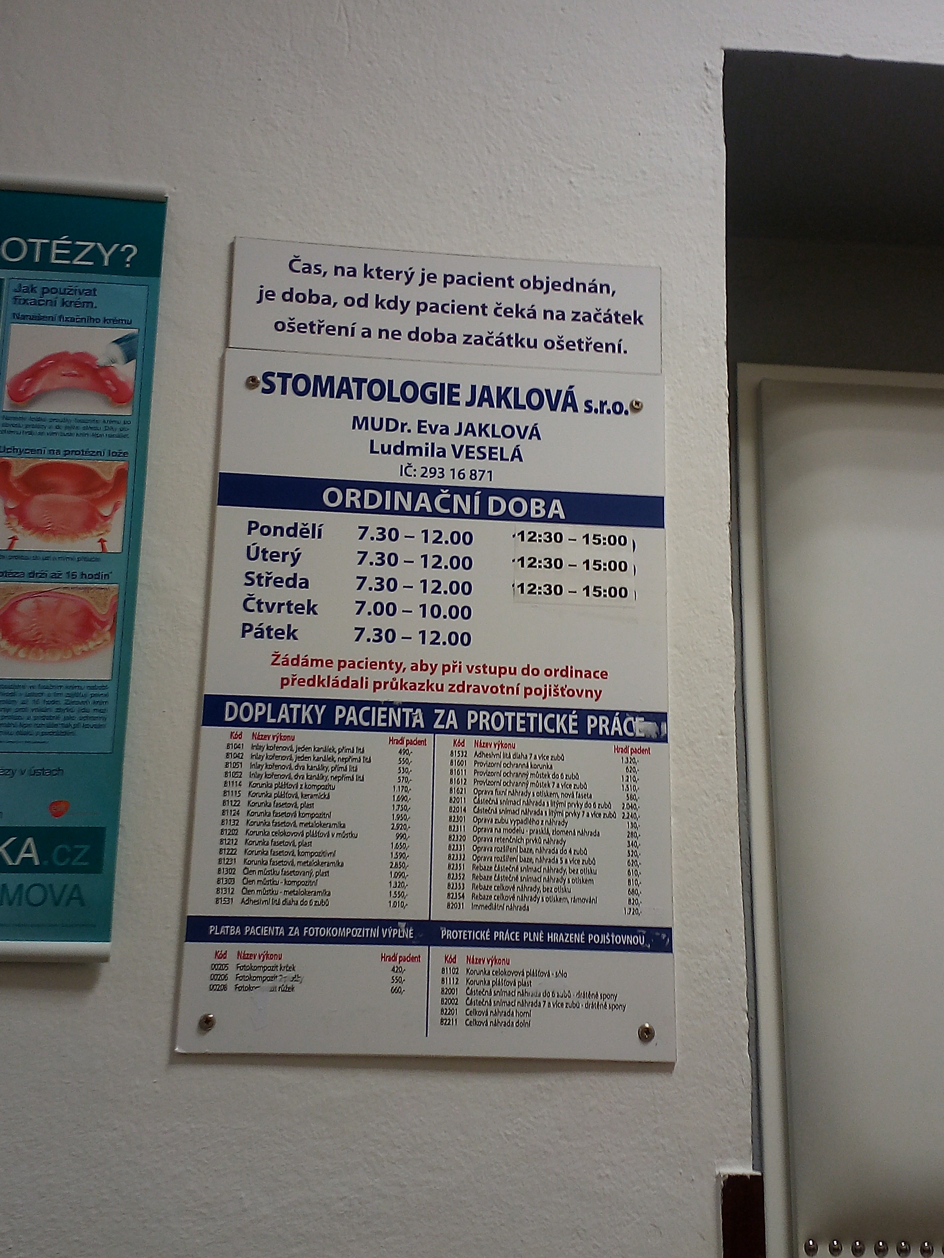 Zubní ambulance a laboratoř - MUDr. Eva Jaklová foto 2