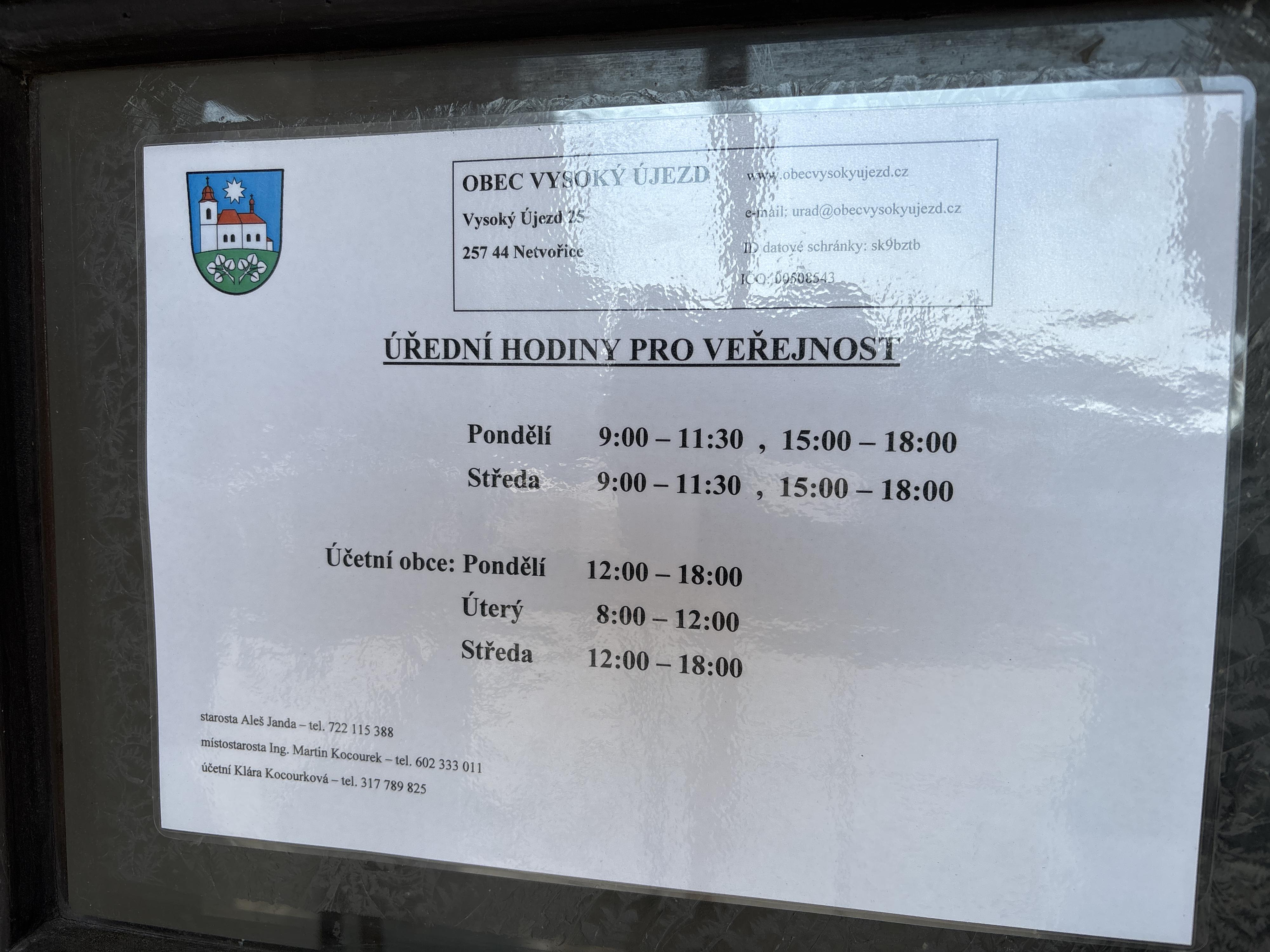 Vysoký Újezd - obecní úřad foto 3