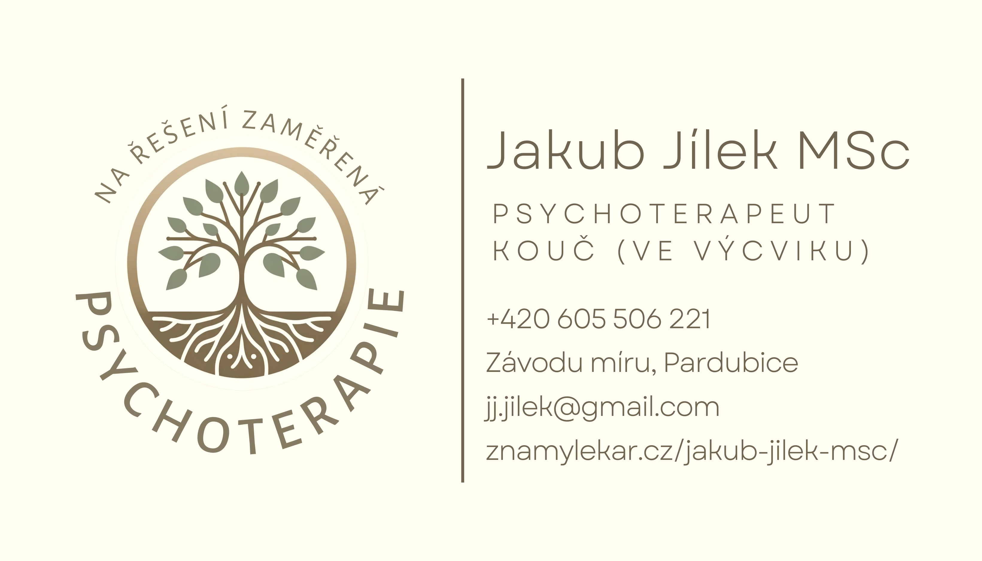 Jakub Jílek, MSc, psychoterapeut foto 2