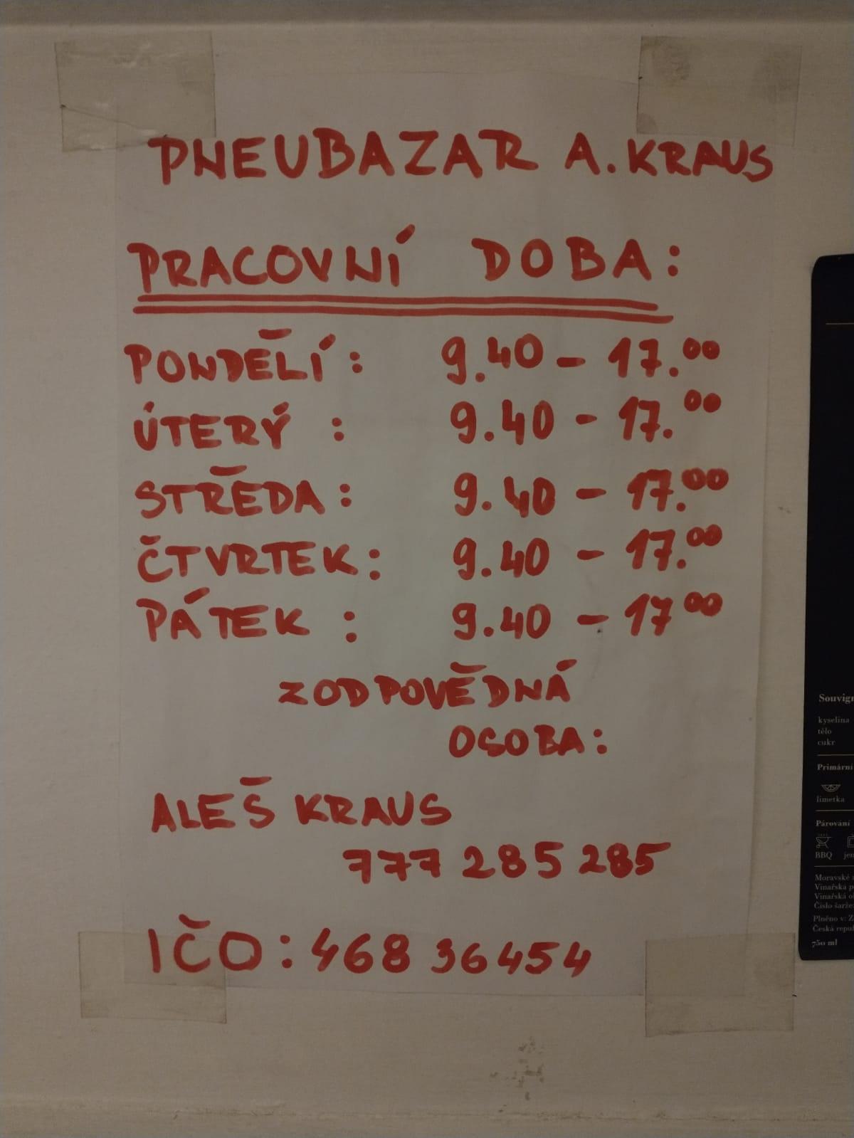 Pneubazar-pneuservis - Aleš Kraus foto 2