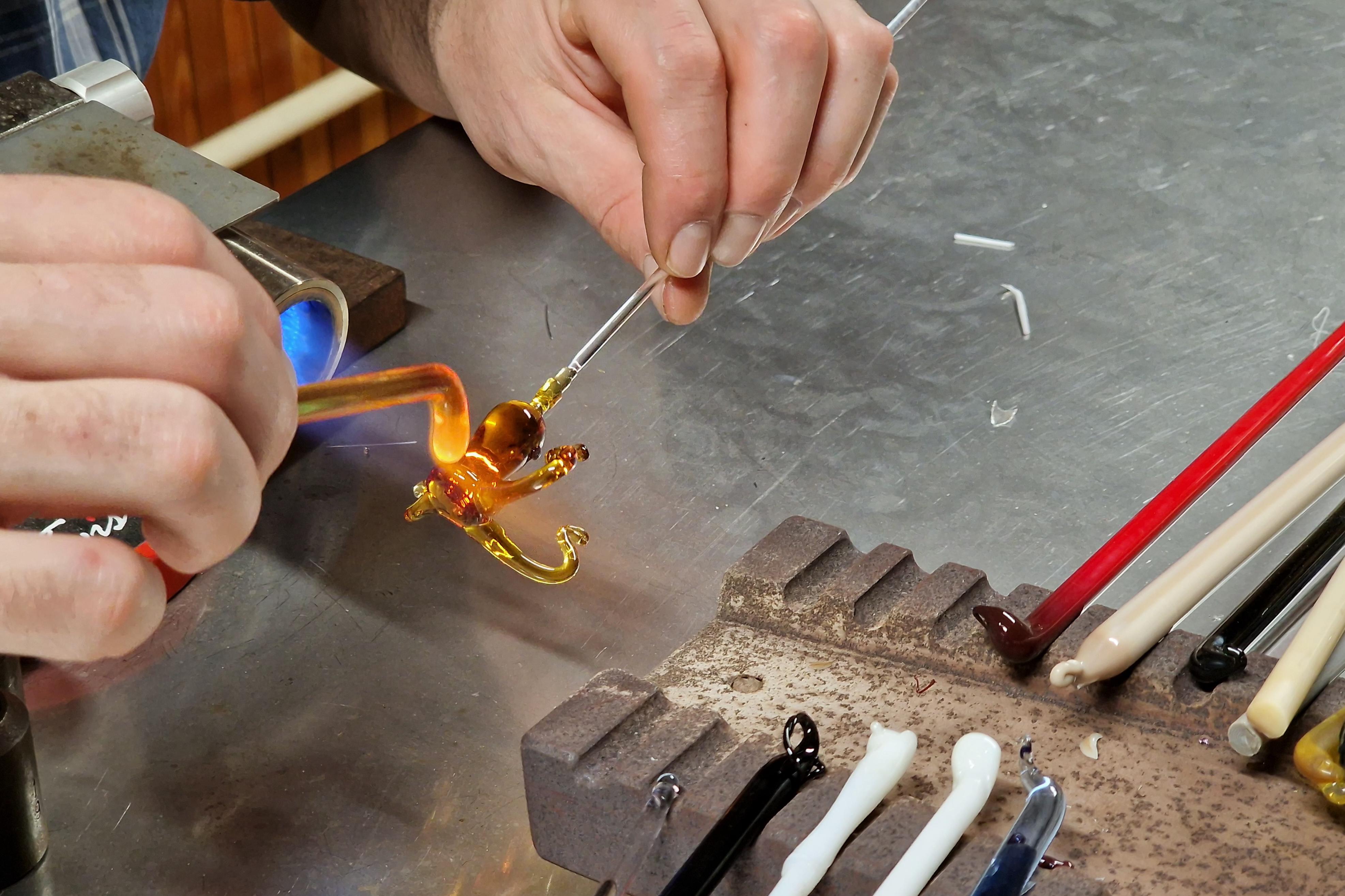 Sklářská dílna v Záhoří