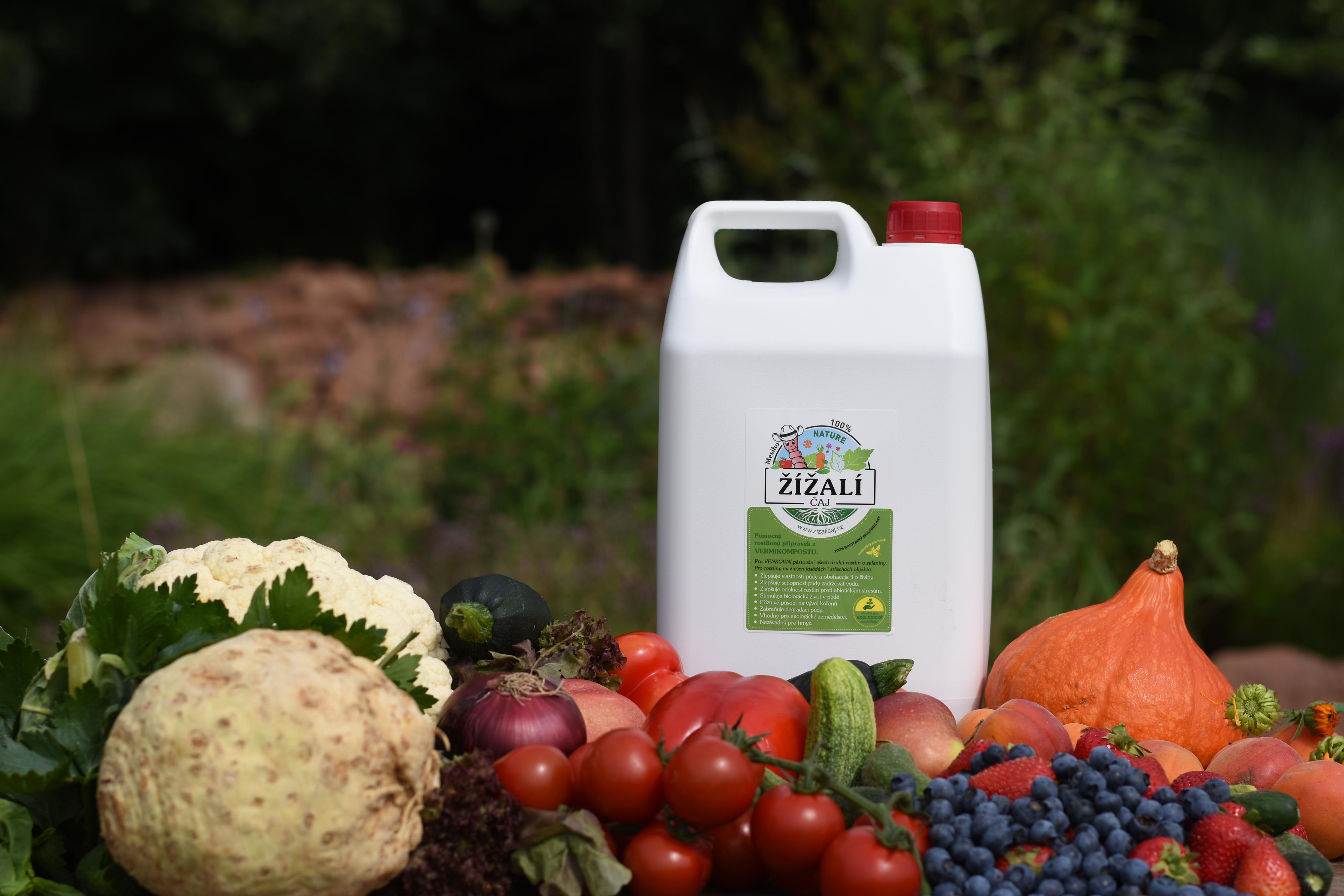 Mesiho žížalí čaj 5 l - Přírodní organické hnojivo