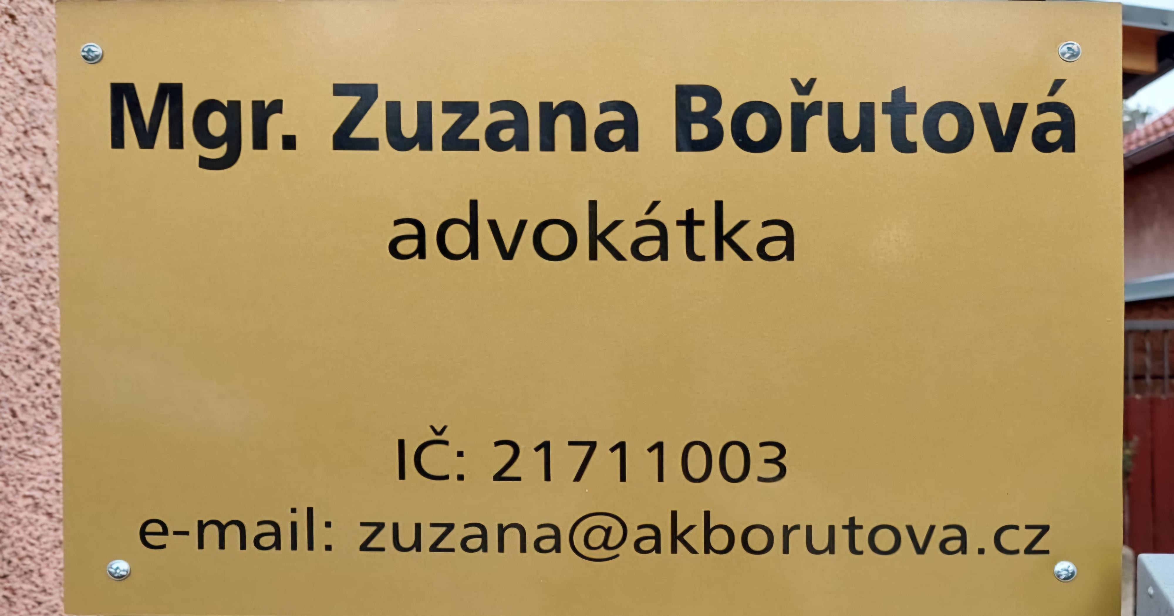 Mgr. Zuzana Bořutová, advokátka foto 2