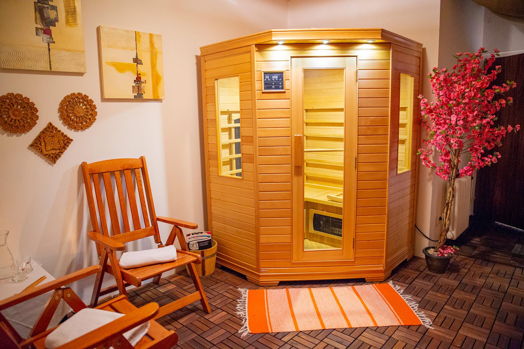 Rozpalte se v sauně