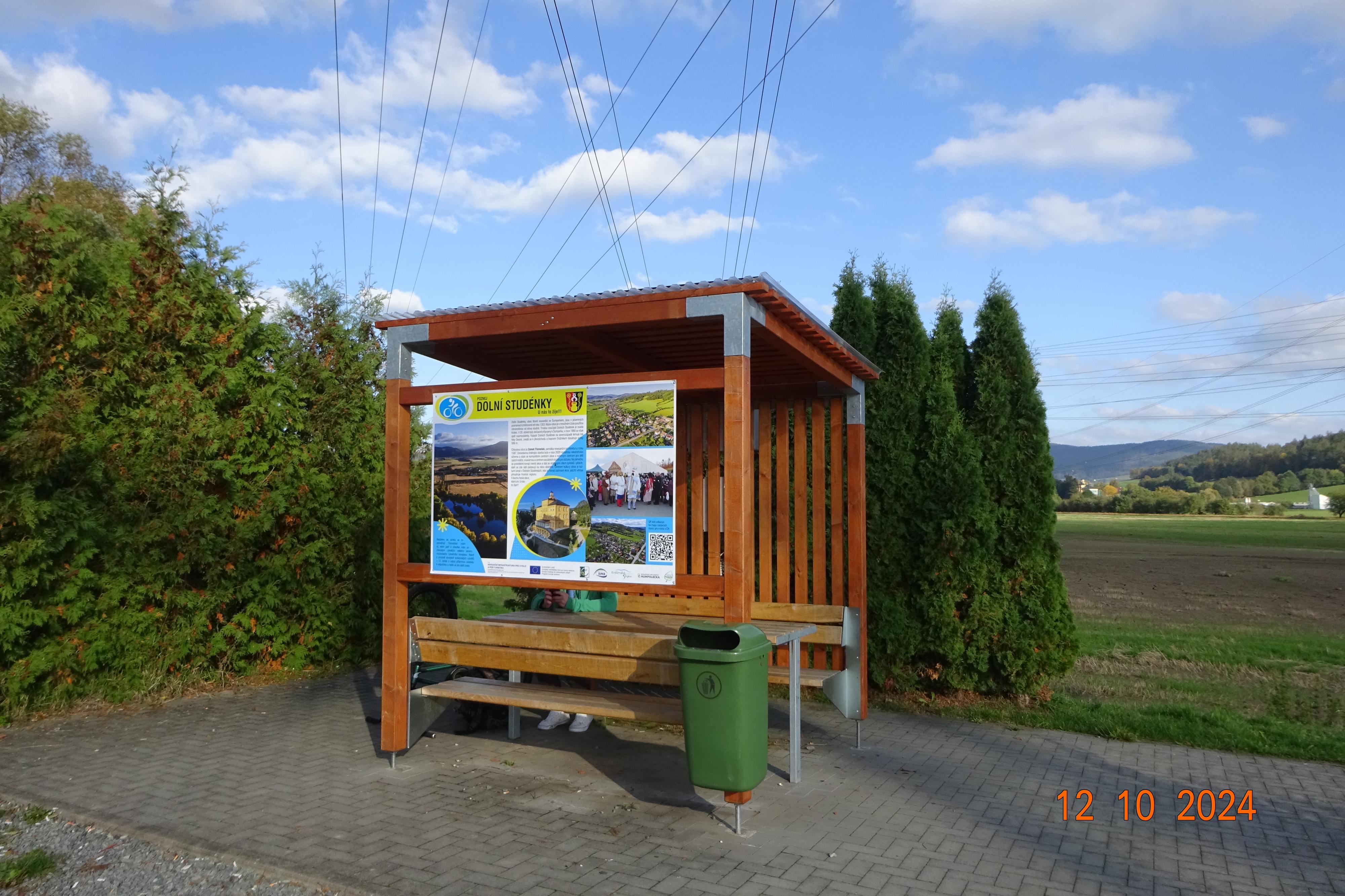 Nabíjecí stanice pro elektrokola Přístřešek Dolnostudénská