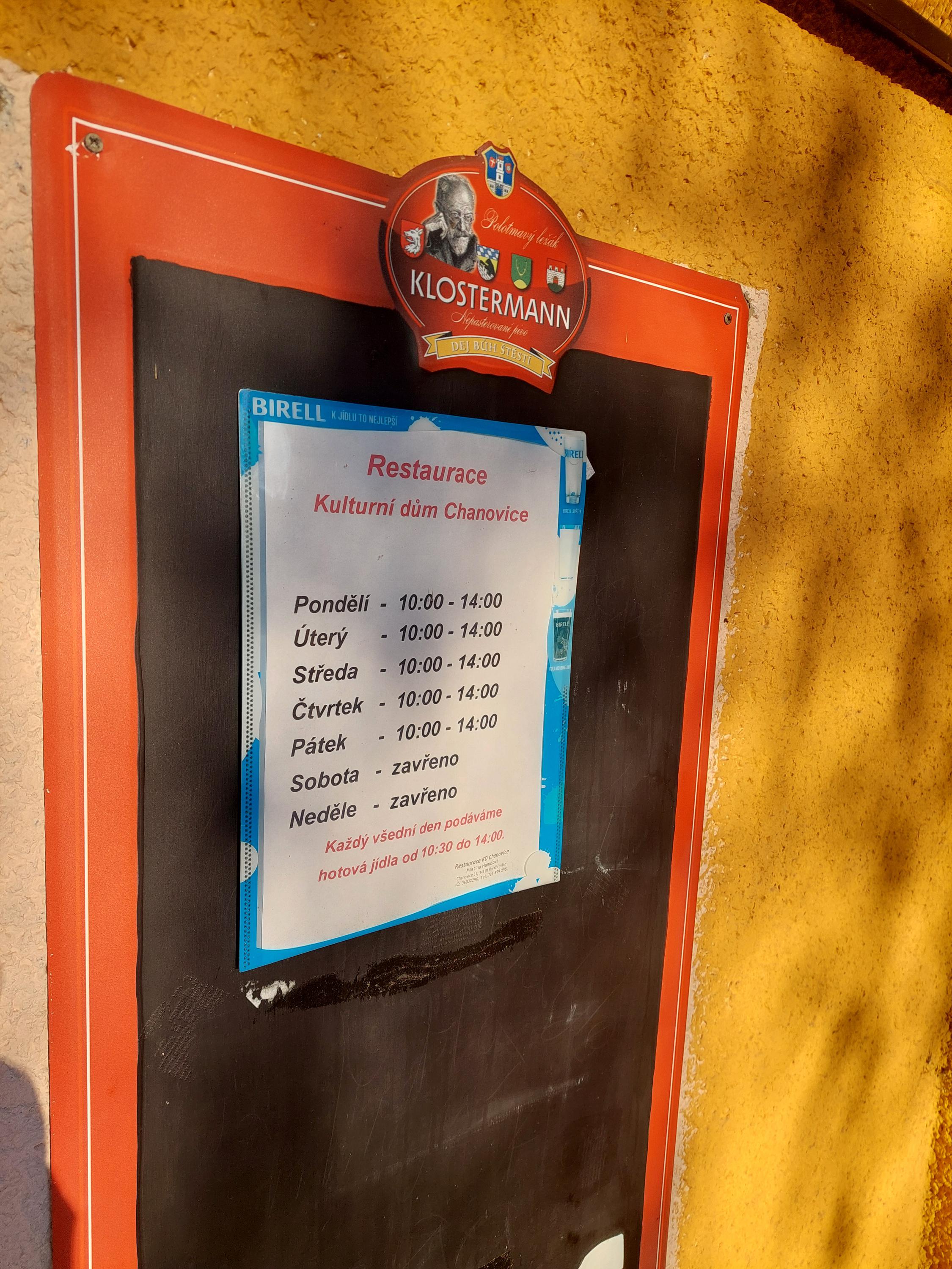 Restaurace Kulturní dům Chanovice foto 3