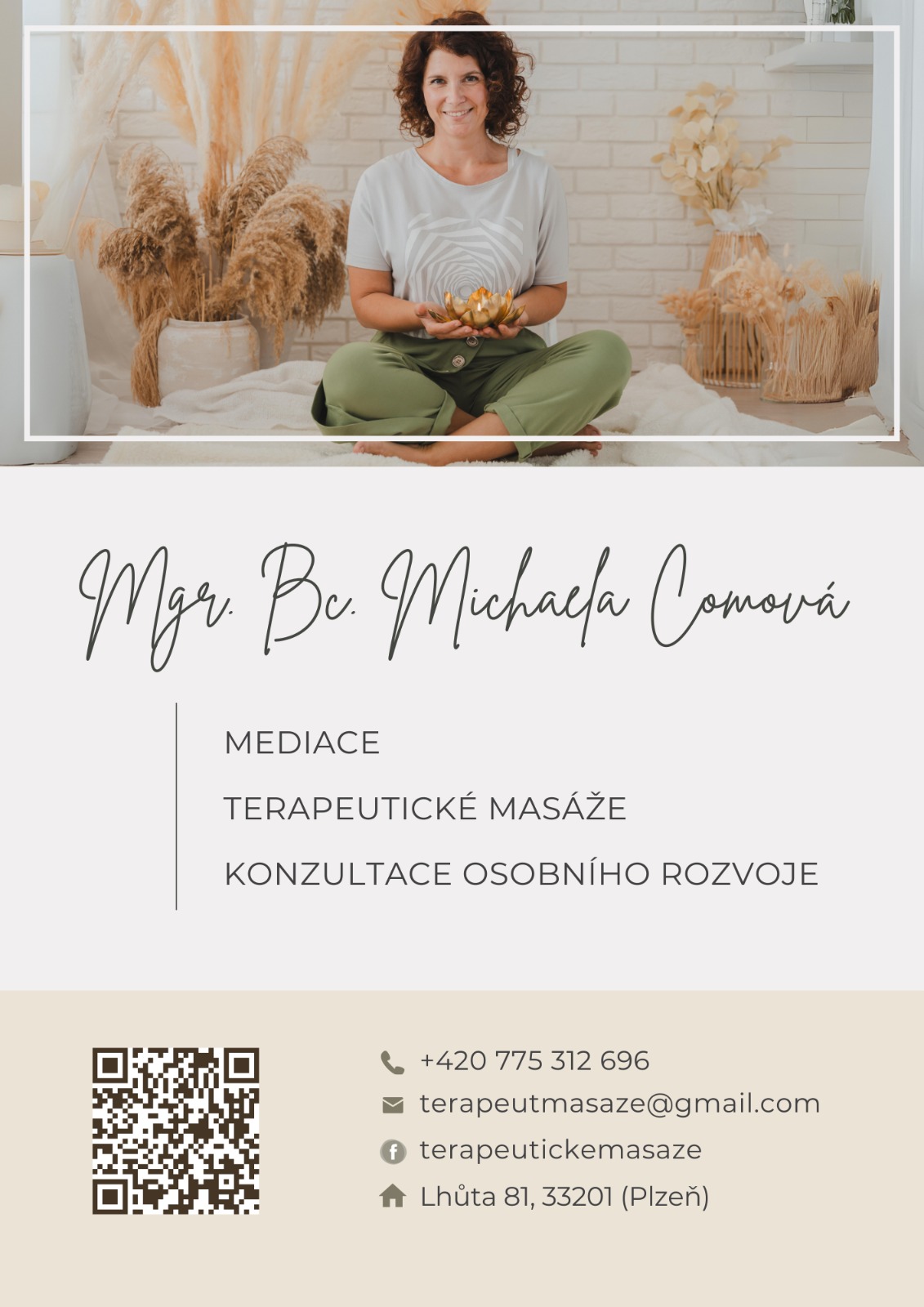 Terapeutické masáže Mgr. Bc. Michaela Comová foto 2