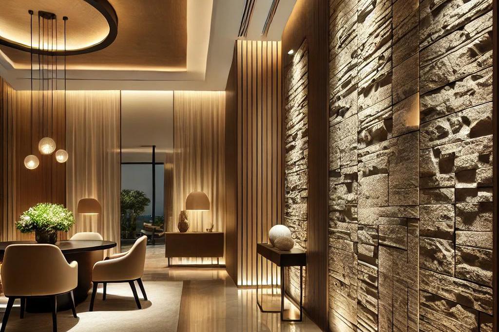 Přírodní kamenná dýha Stone Line – luxusní design