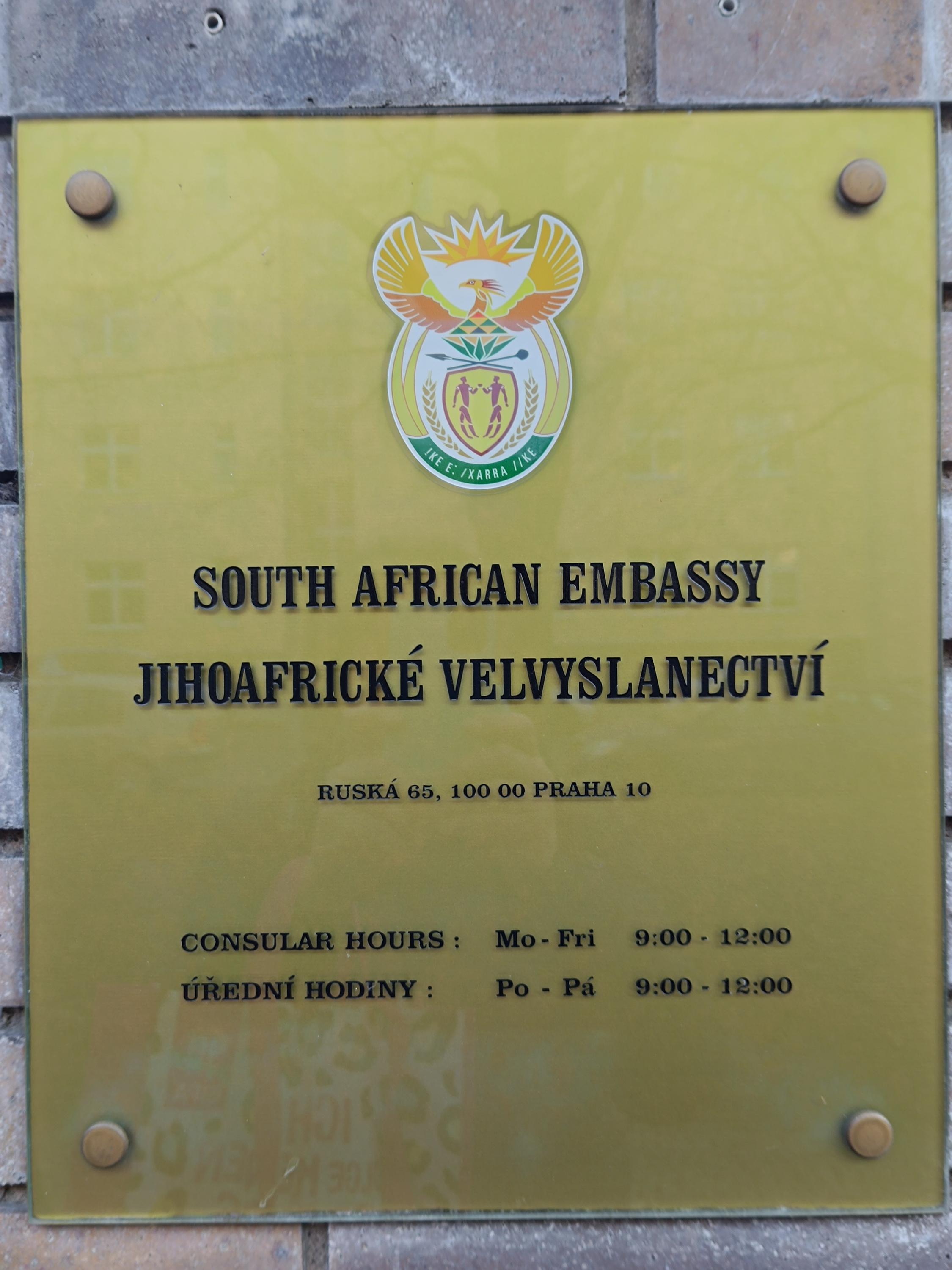 Jihoafrická republika - Velvyslanectví Jihoafrické republiky foto 2