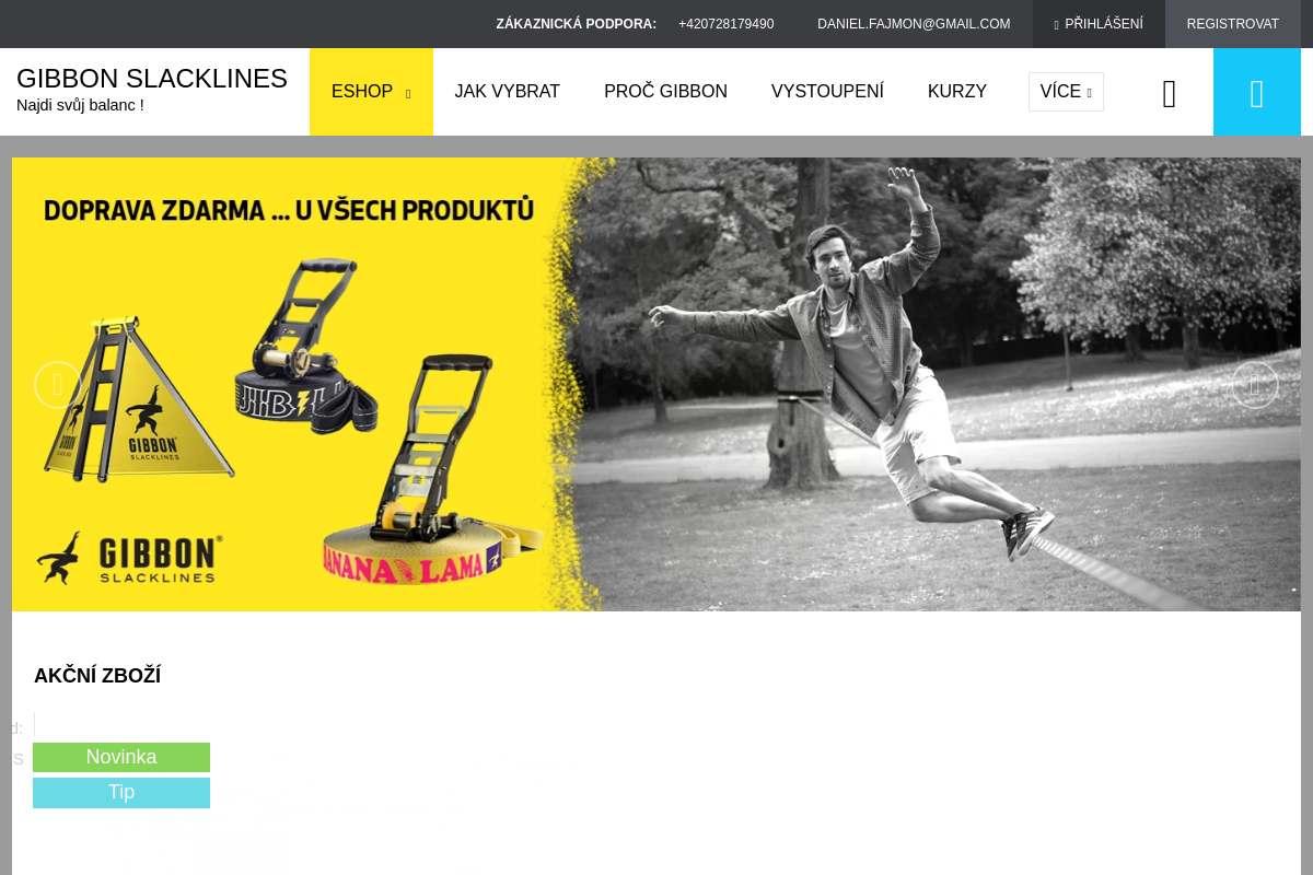 Gibbon-slacklines.cz foto 1