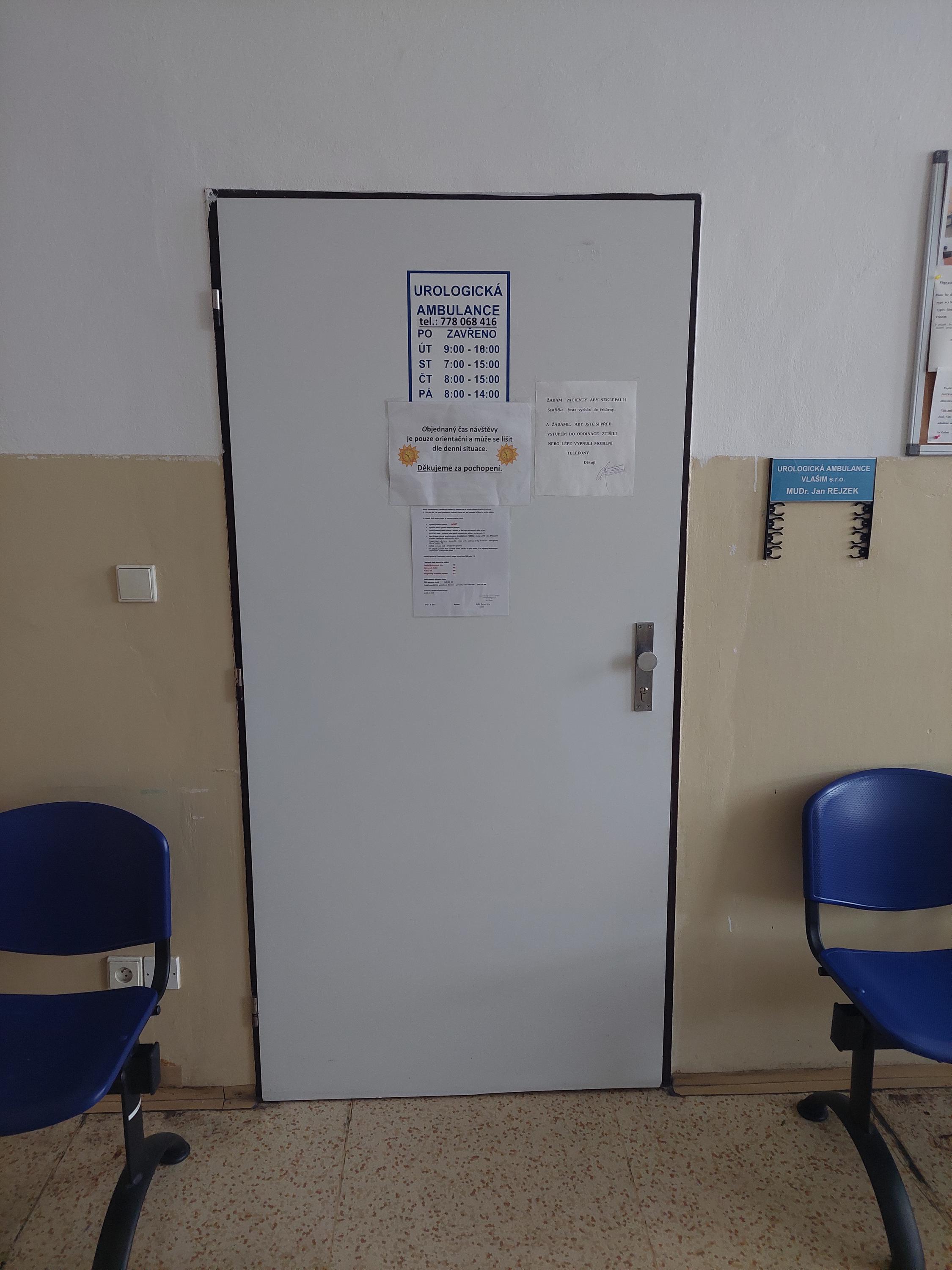 Urologická ambulance Vlašim - MUDr. Rejzek Jan foto 2