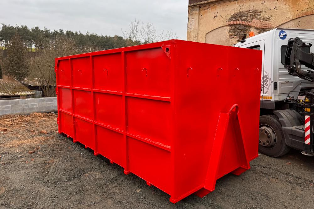 Pronájem velkoobjemového kontejneru do 14m3