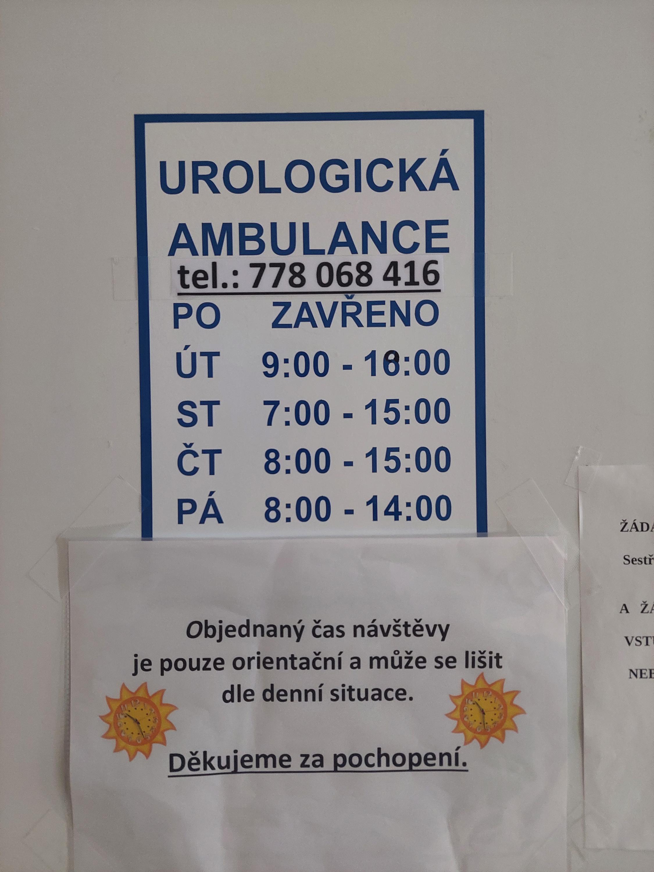 Urologická ambulance Vlašim - MUDr. Rejzek Jan foto 3