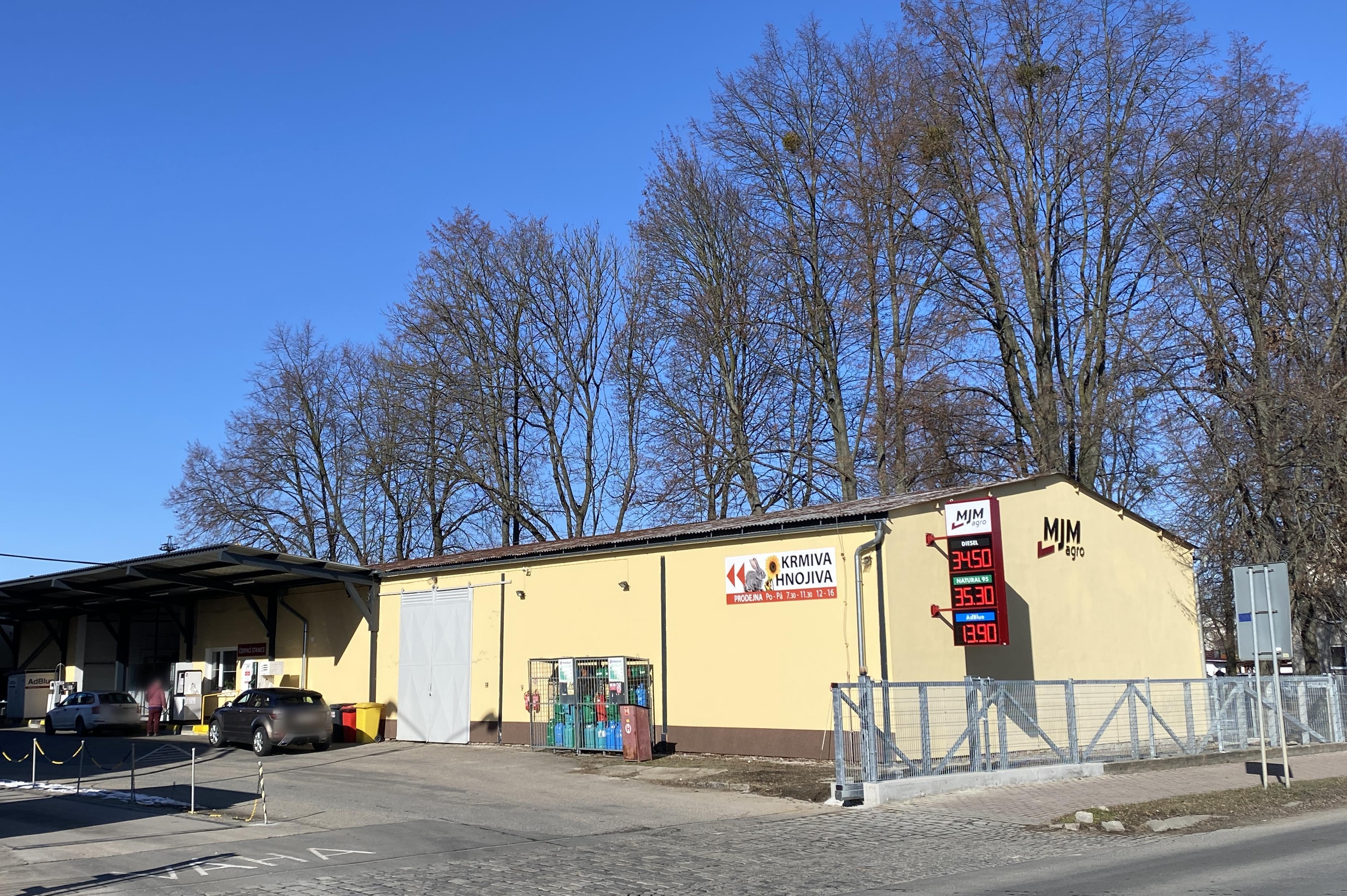 MJM agro, a. s. - čerpací stanice