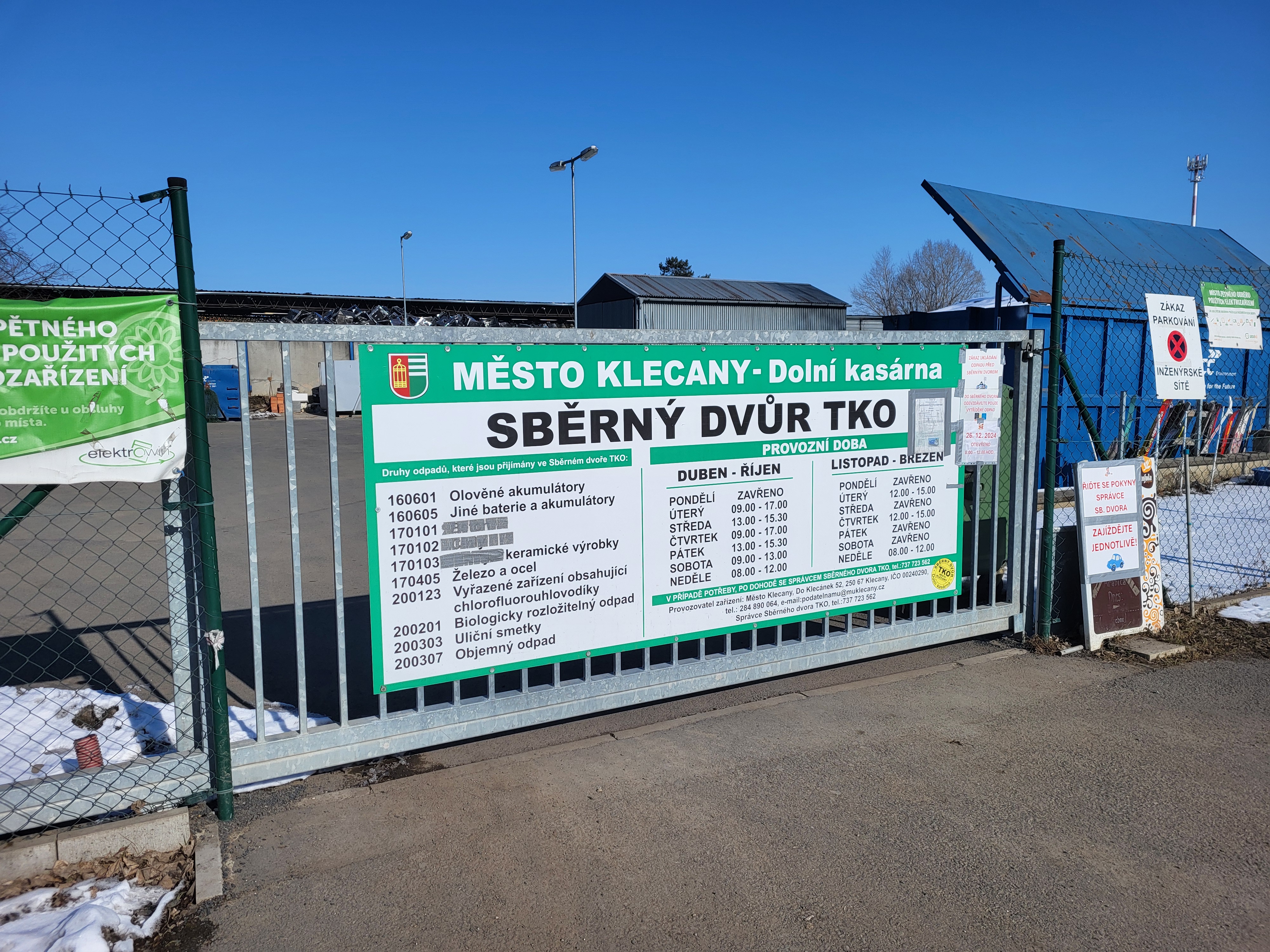 Sběrný dvůr Klecany