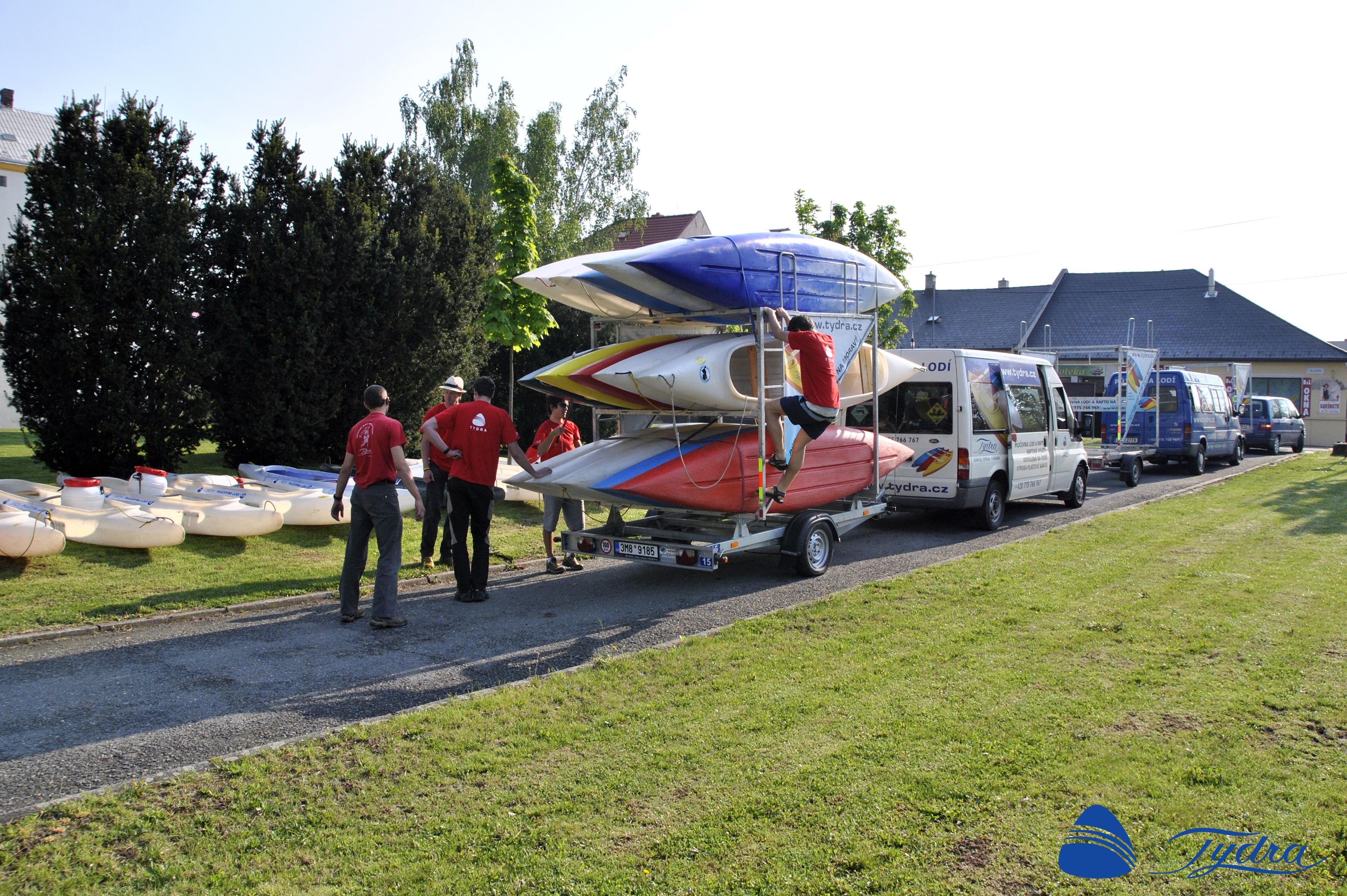 Tydra - Půjčovna lodí a raftů Morava