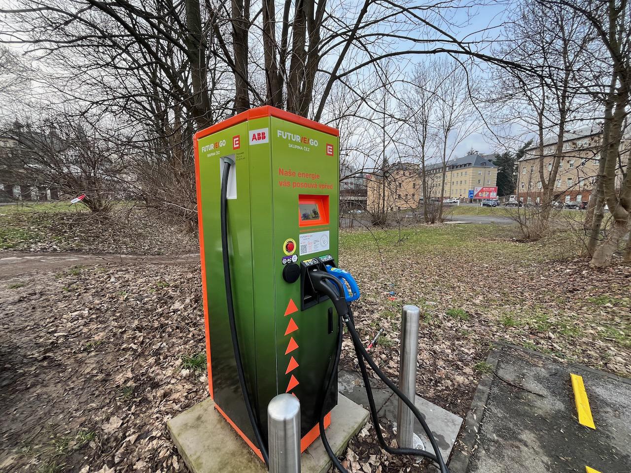 Nabíjecí stanice ČEZ