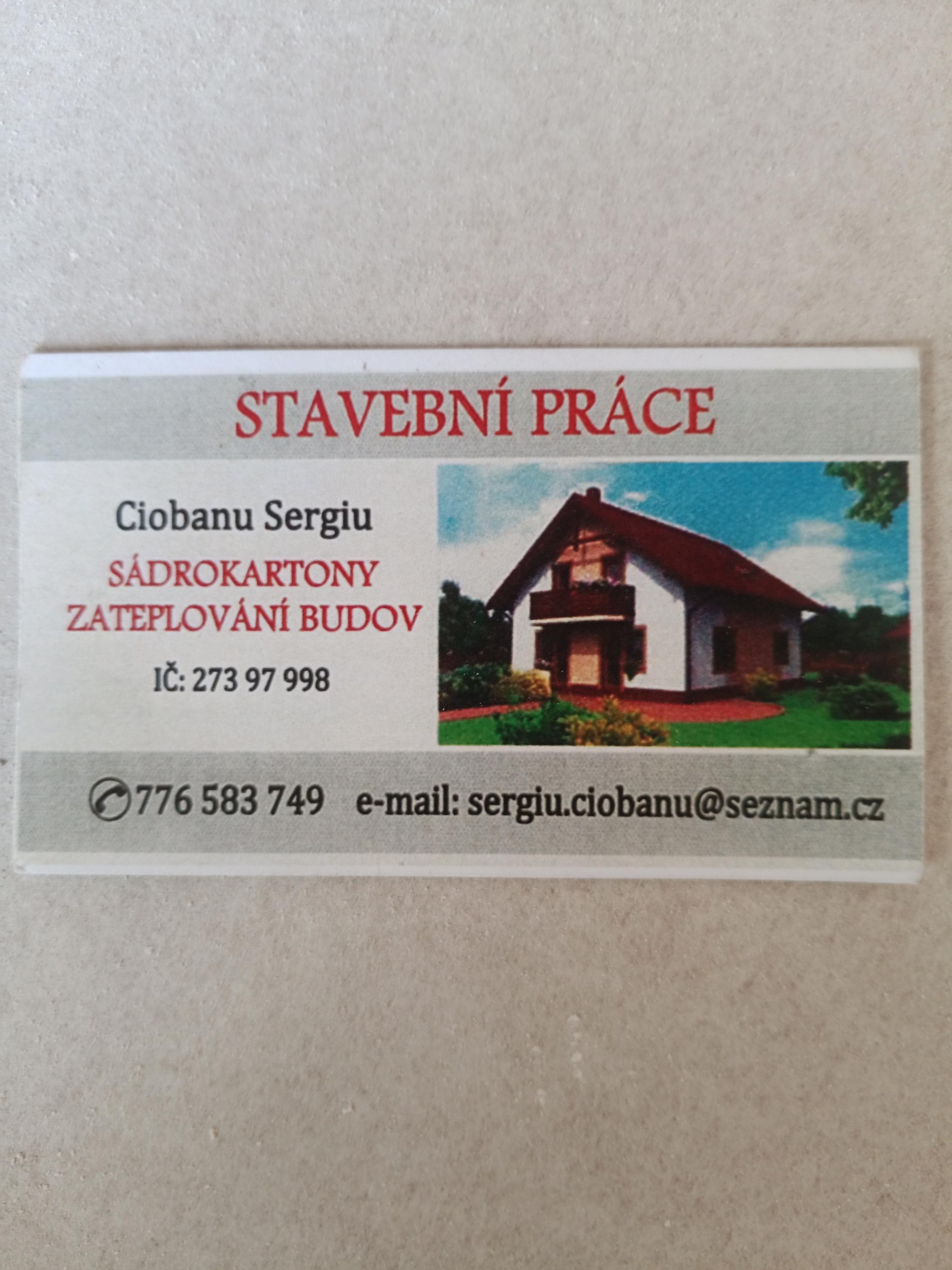 Zednické práce Sergiu Ciobanu foto 1