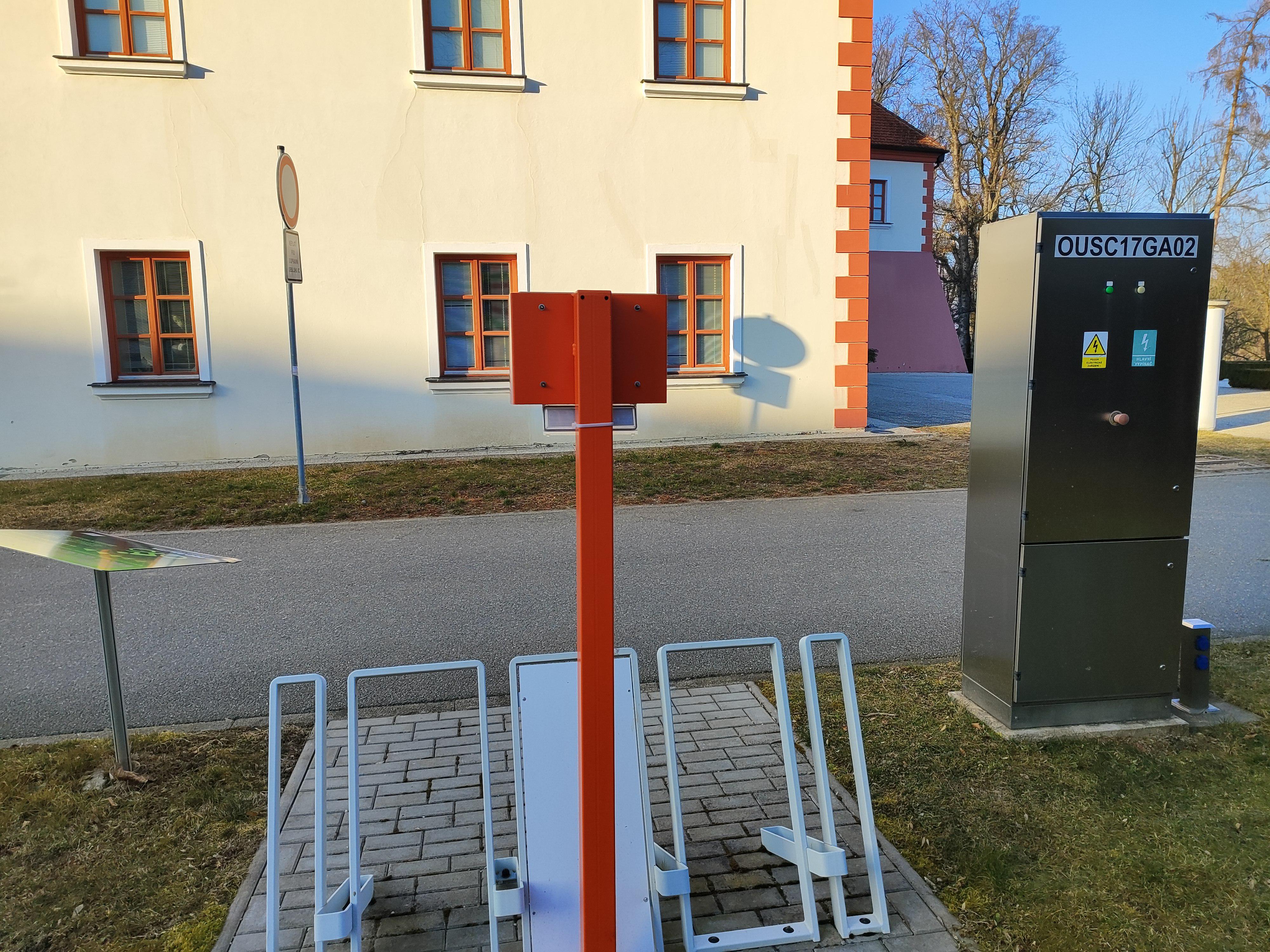 Nabíjecí stanice Informační centrum Jaderné elektrárny Temelín