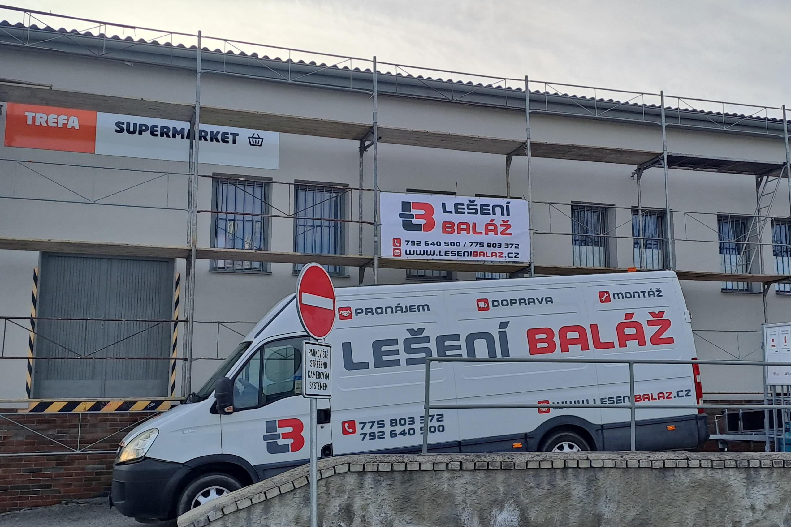 montáž demontáž lešení a pronájem