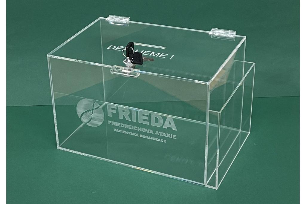 Kasička, pokladnička 300x200x200 mm