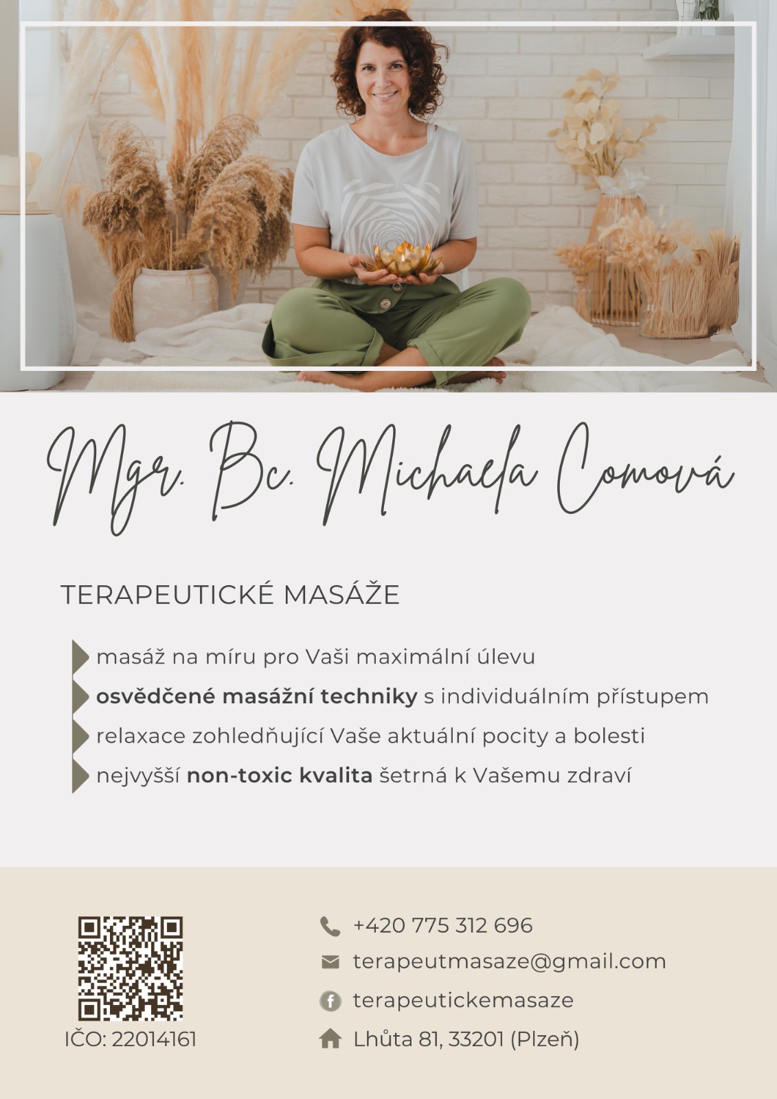 Terapeutické masáže Mgr. Bc. Michaela Comová foto 3