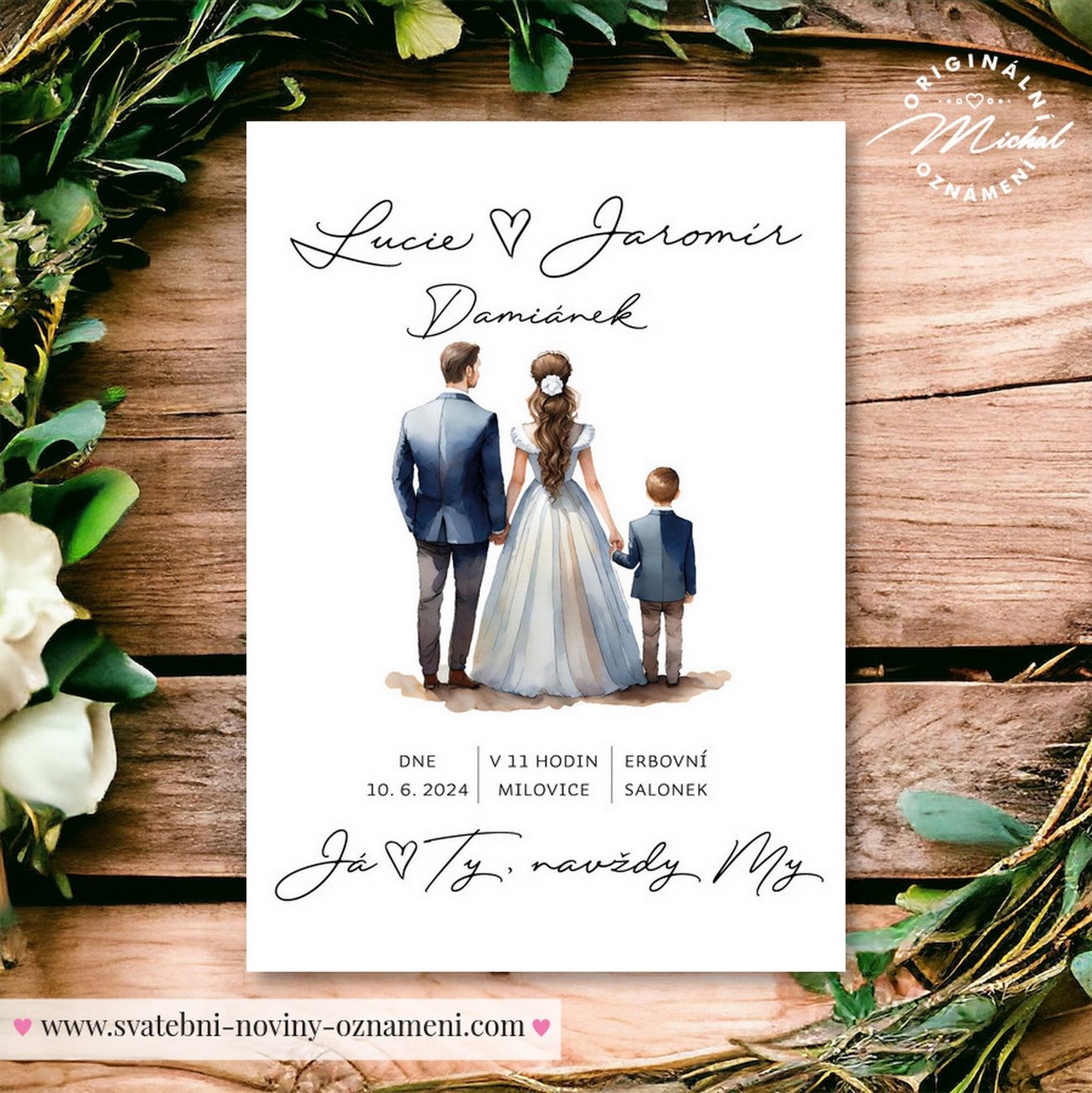 Originální svatební grafika Michal foto 4