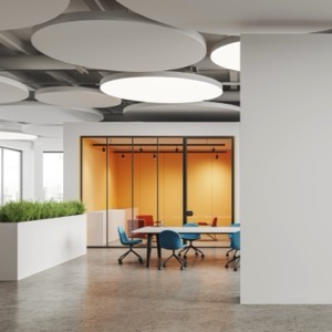 Interior design services for businesses and institutions