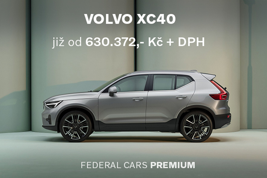 Volvo XC40 již za 630.372,- Kč + DPH, úrok 0%