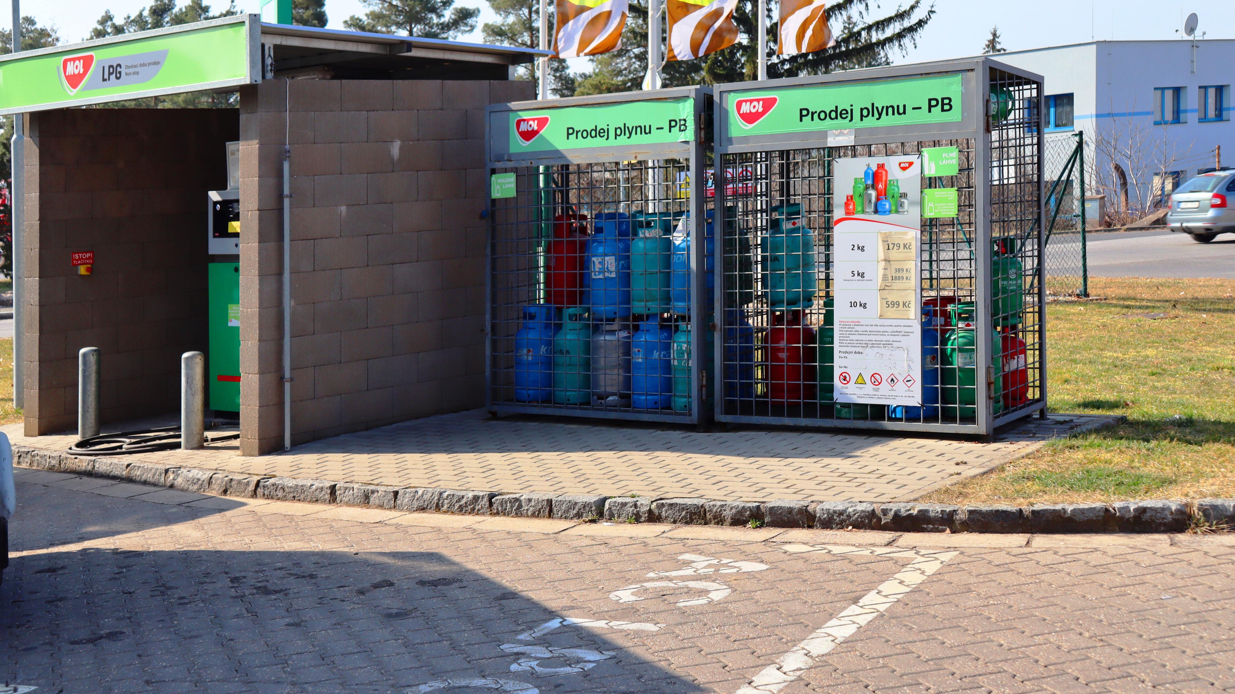 MOL čerpací stanice LPG