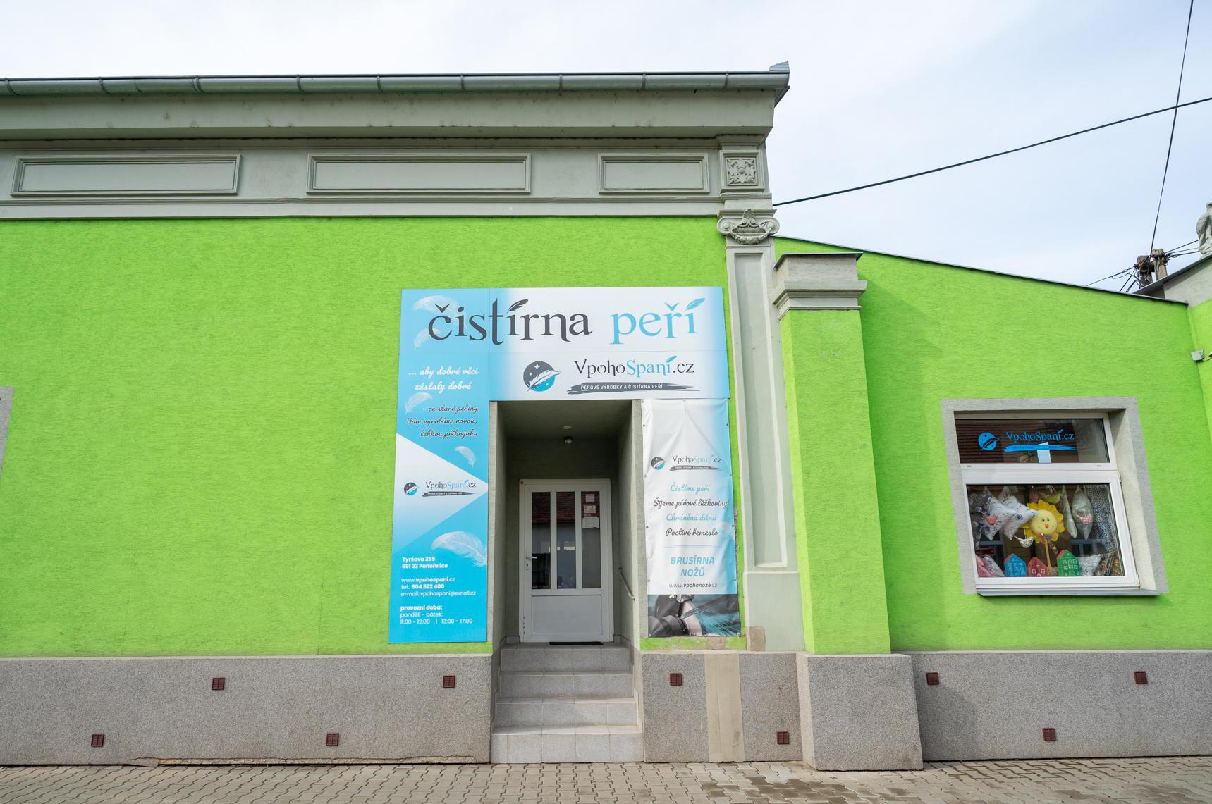 VpohoSpaní.cz - péřové výrobky a čistírna peří